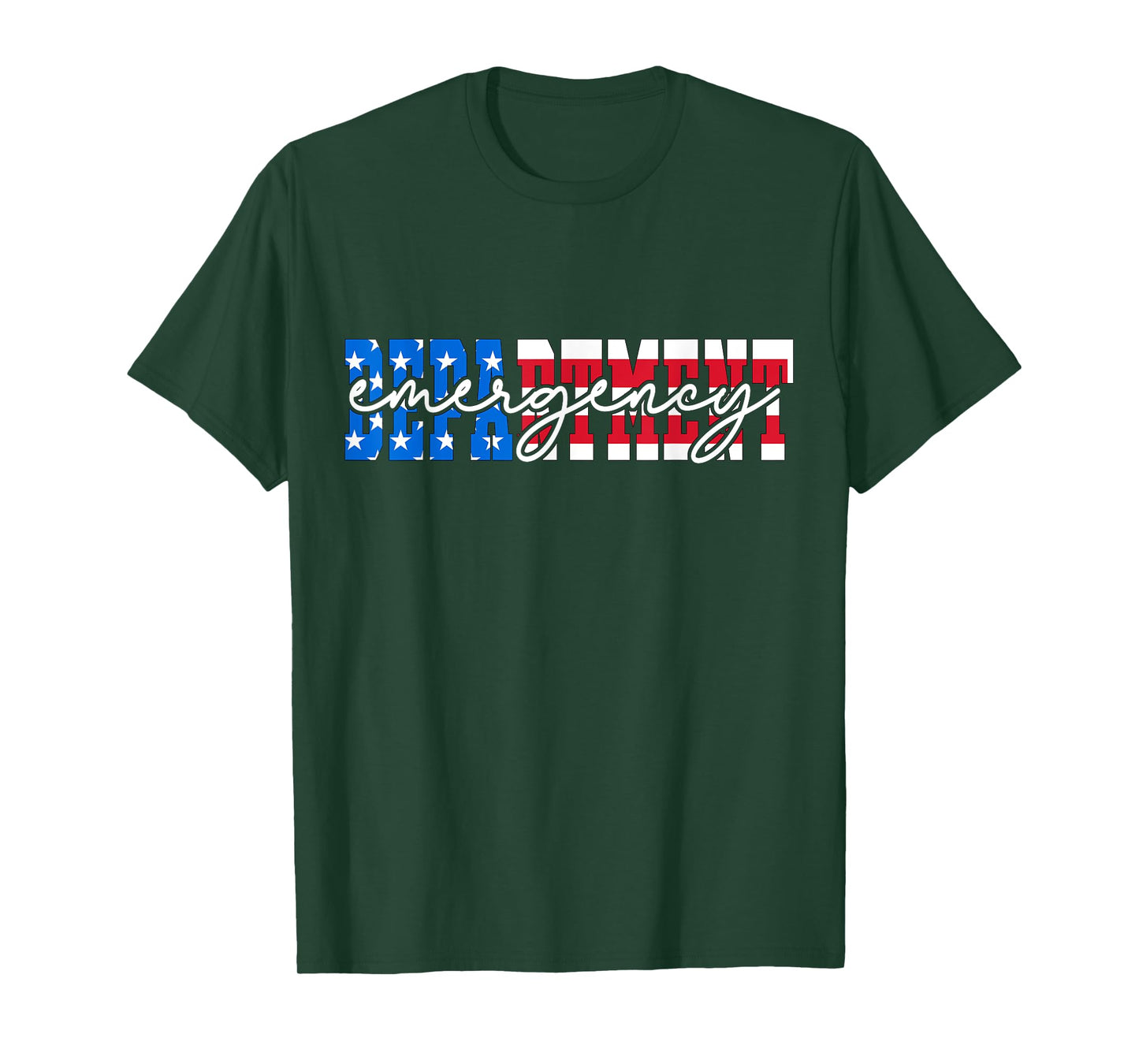 Emergency Department 4th of July USA Emergency Room Nurse T-Shirt