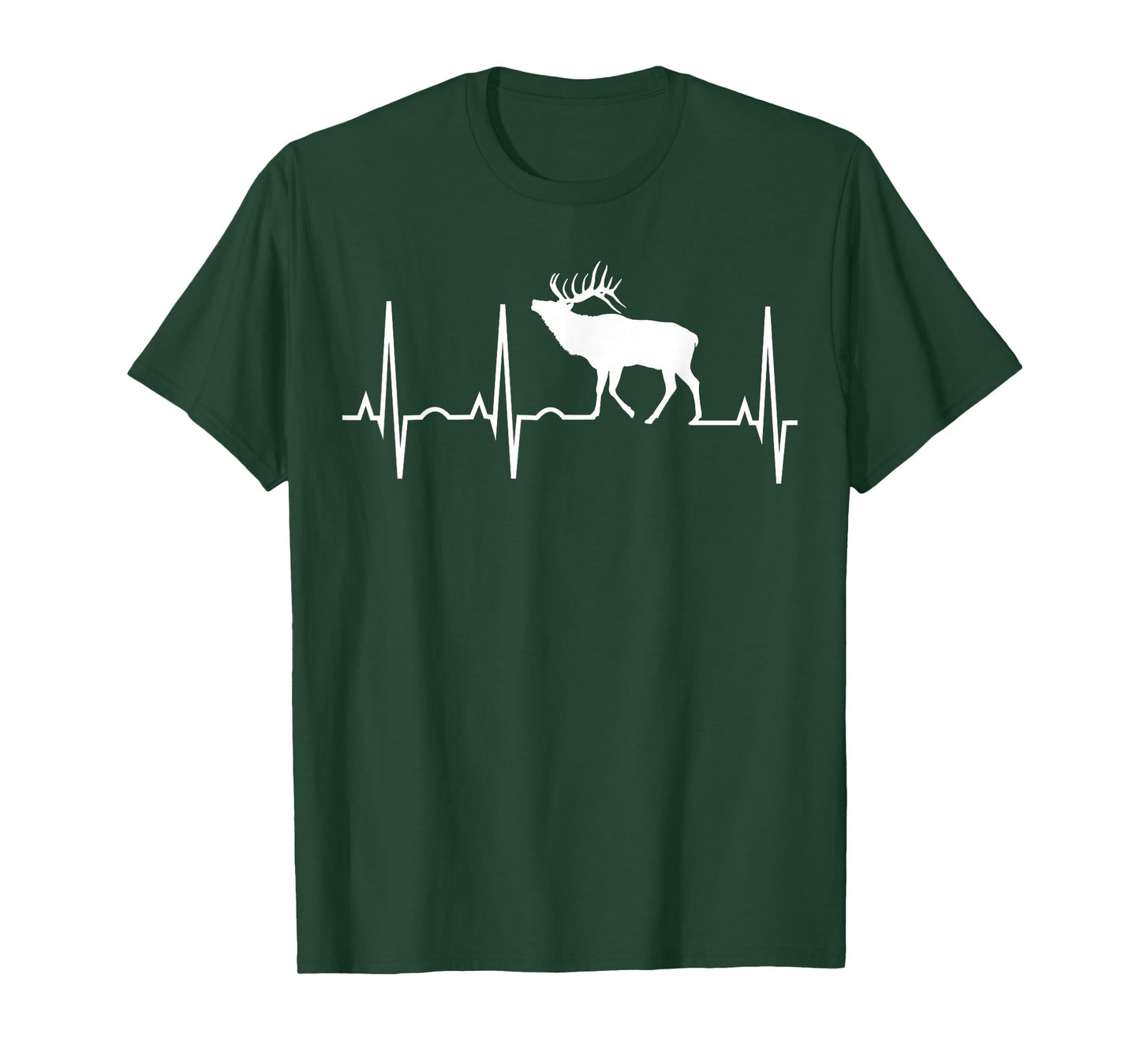 Elk Heartbeat Shirt - Best Elk Lover T-Shirt Men Women Kids T-Shirt