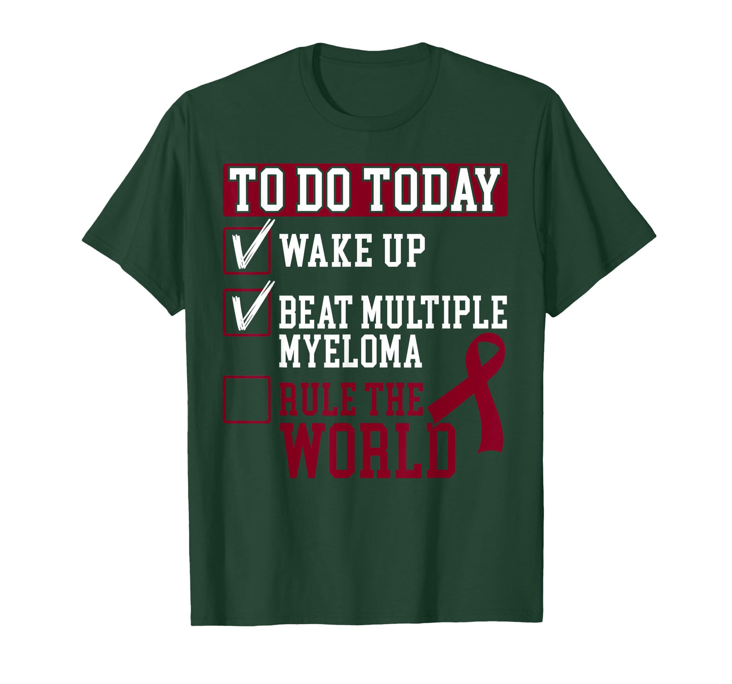 Multiple Myeloma Warrior Myeloma Cancer Awareness T-Shirt