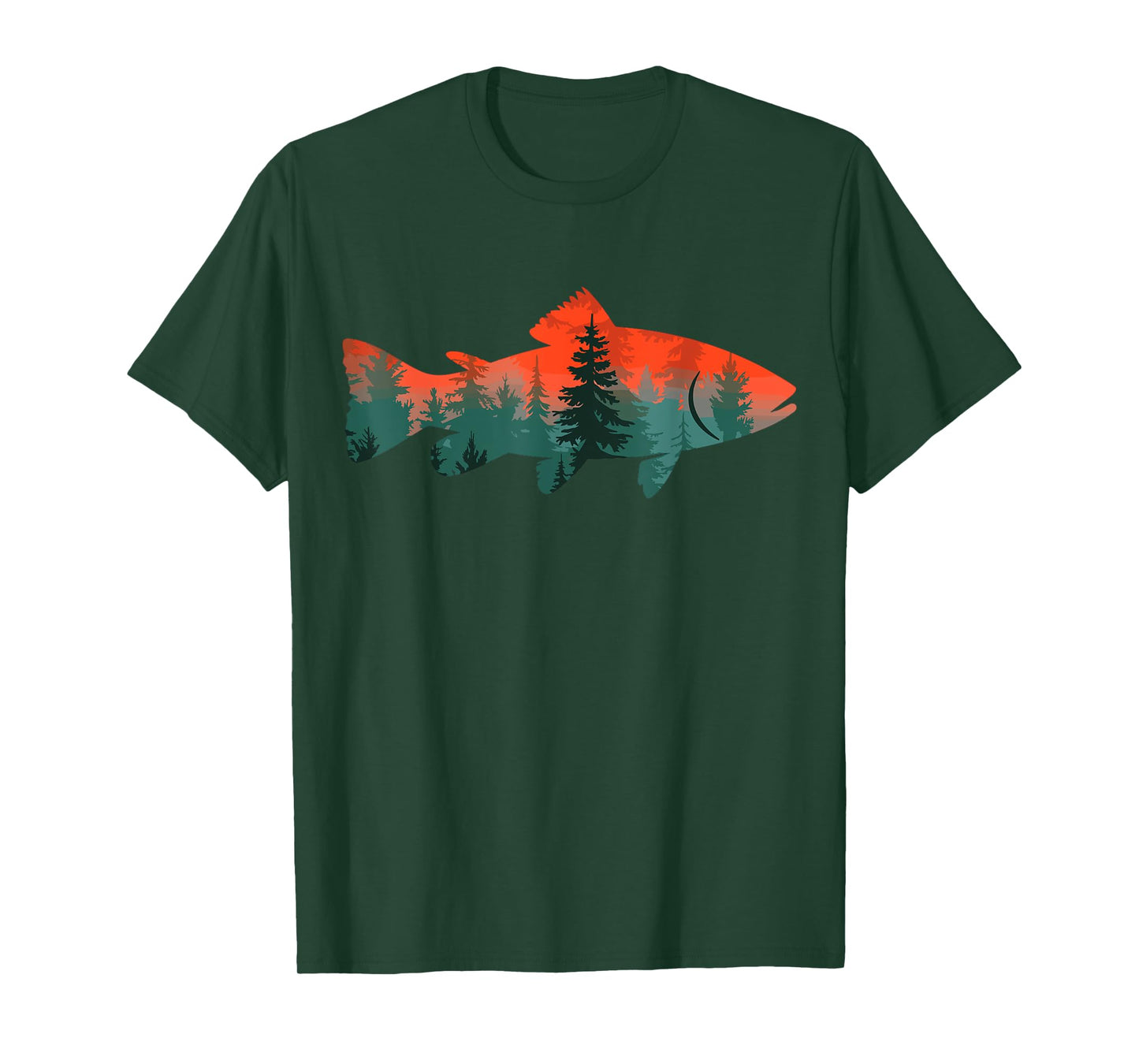 Magical and Funny Fisher Gifts Fly Fishing Fisherman Nature T-Shirt - Men's Classic Fit Black Short Sleeve Graphic T-Shirt - Small - Unisex-Adults