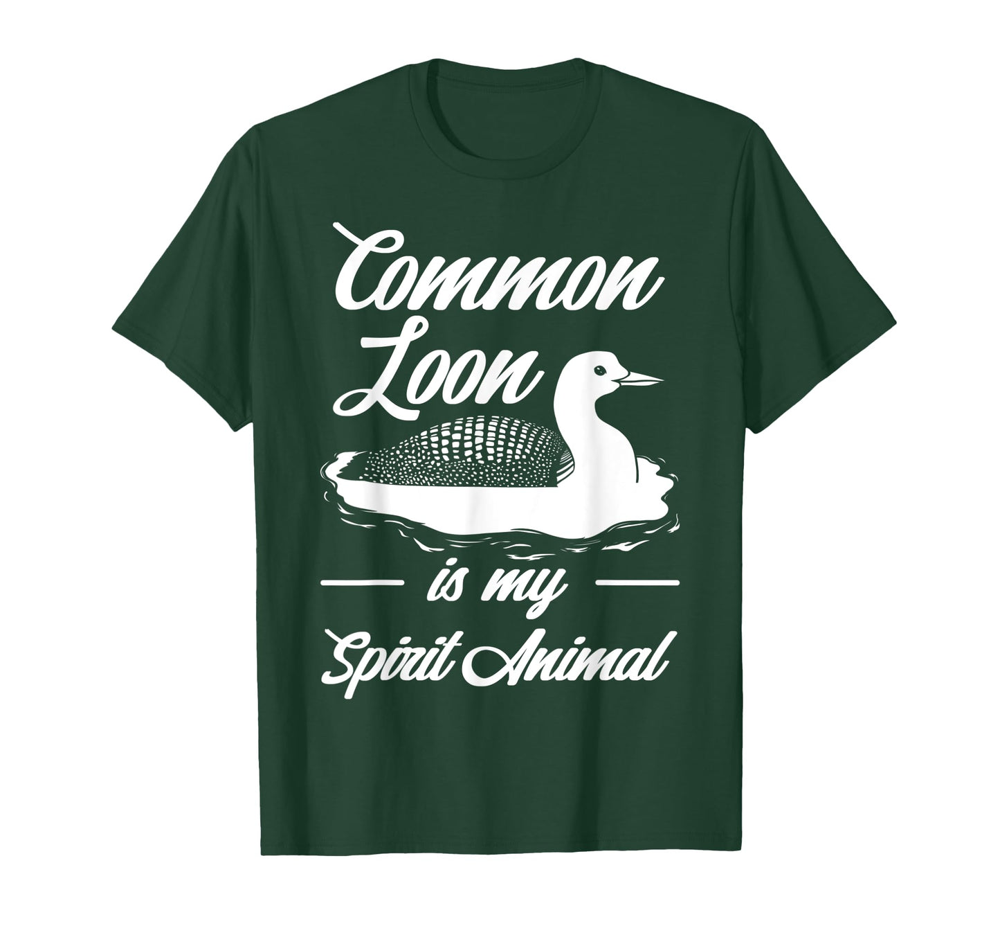 Common Loon Bird Ducks Funny Cute T-Shirt