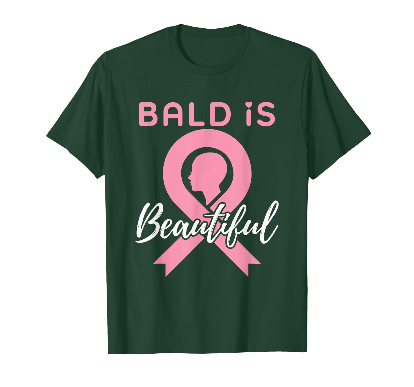Breast Cancer Awareness Bald Is Beautiful Warrior Fighter T-Shirt