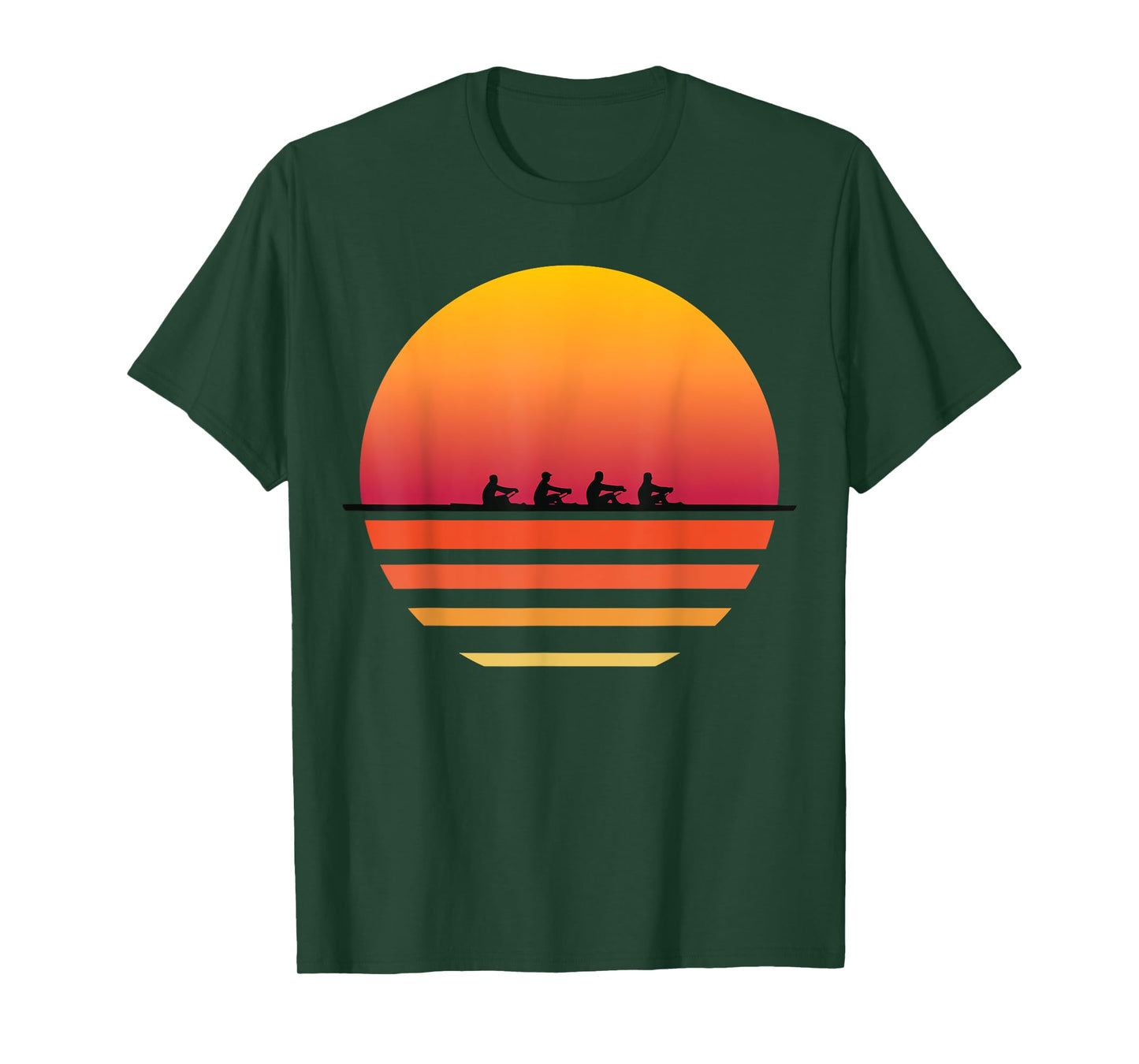 Rowing Team Sunset Lake | Cute Crew Sport Gift T-Shirt