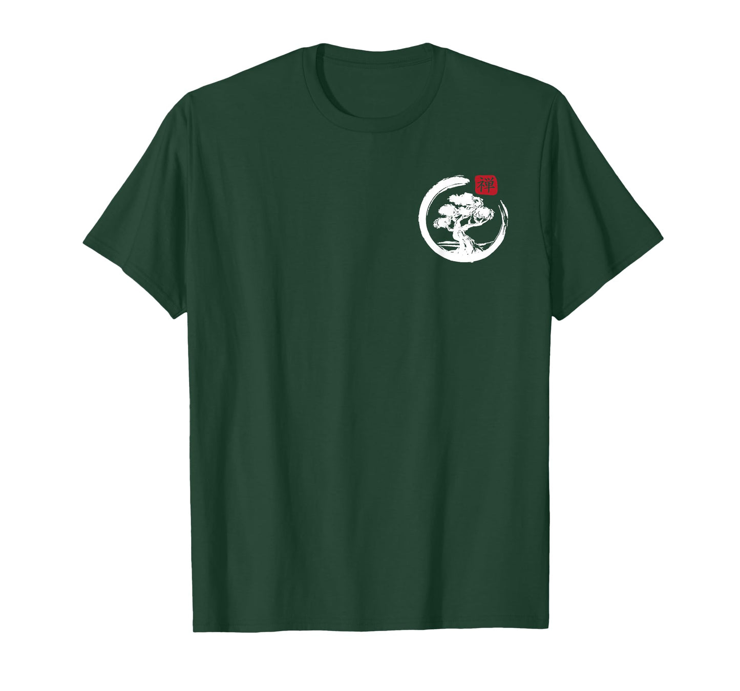 Japanese Enso Circle Bonsai Tree Zen Master Buddha T-Shirt