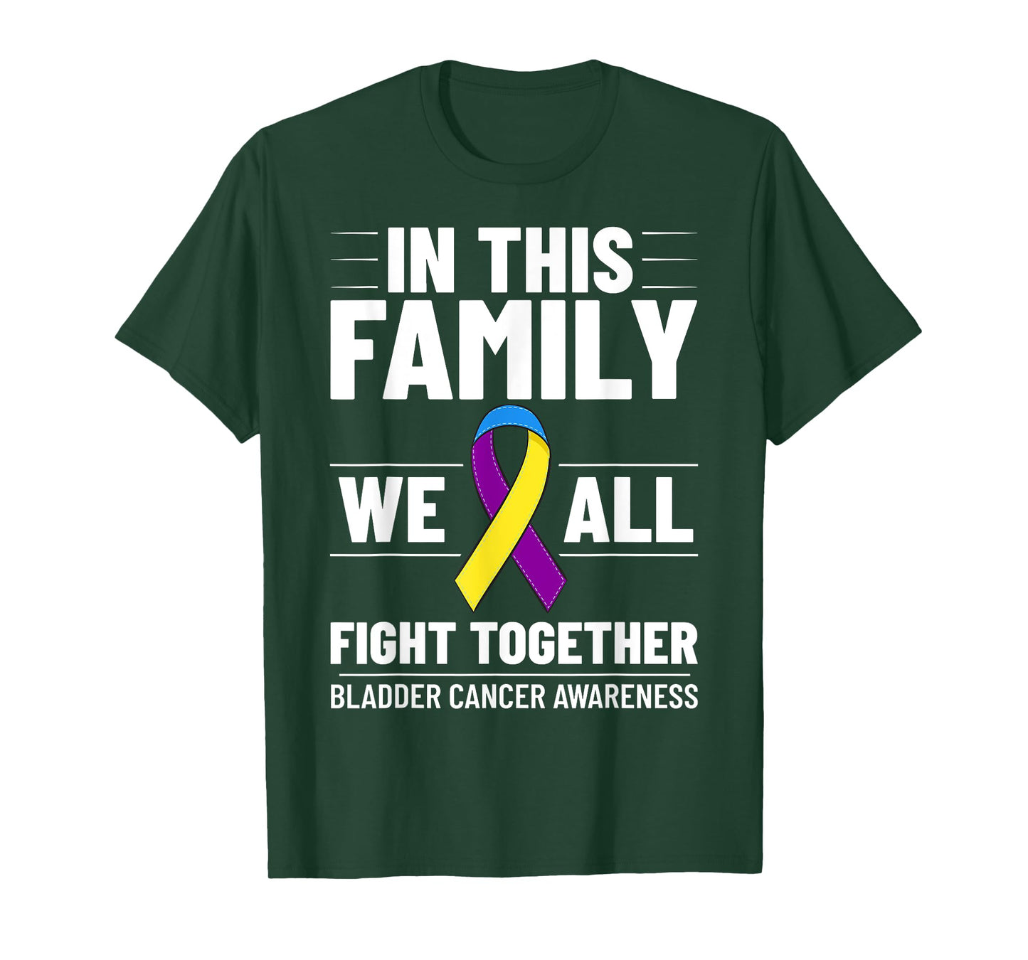 Bladder Cancer Ribbon Awareness Chemo Survivor T-Shirt