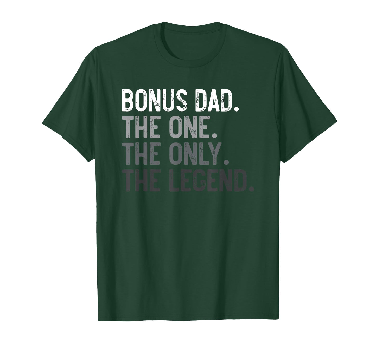 Mens Bonus Dad One Only Legend Father's Day for Stepdad T-Shirt