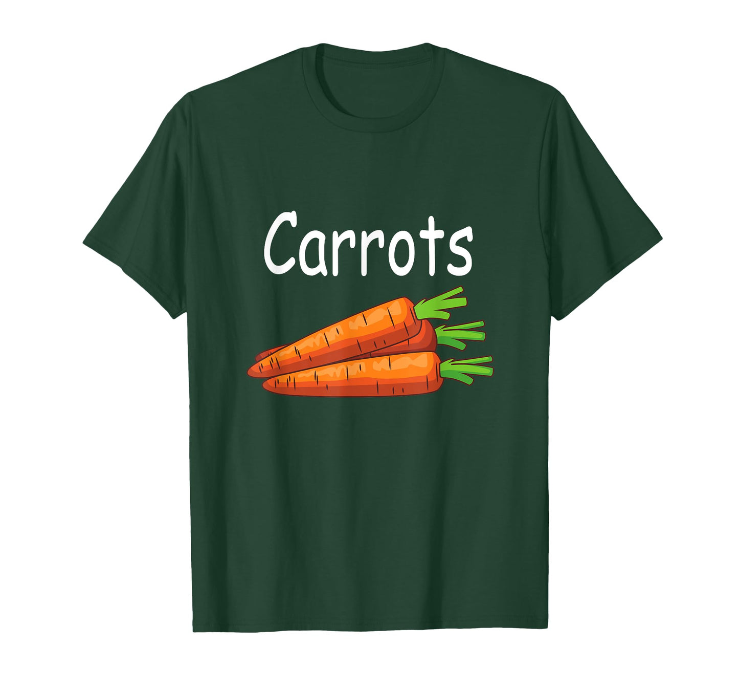Funny Family Matching Halloween Costumes Peas and Carrots T-Shirt