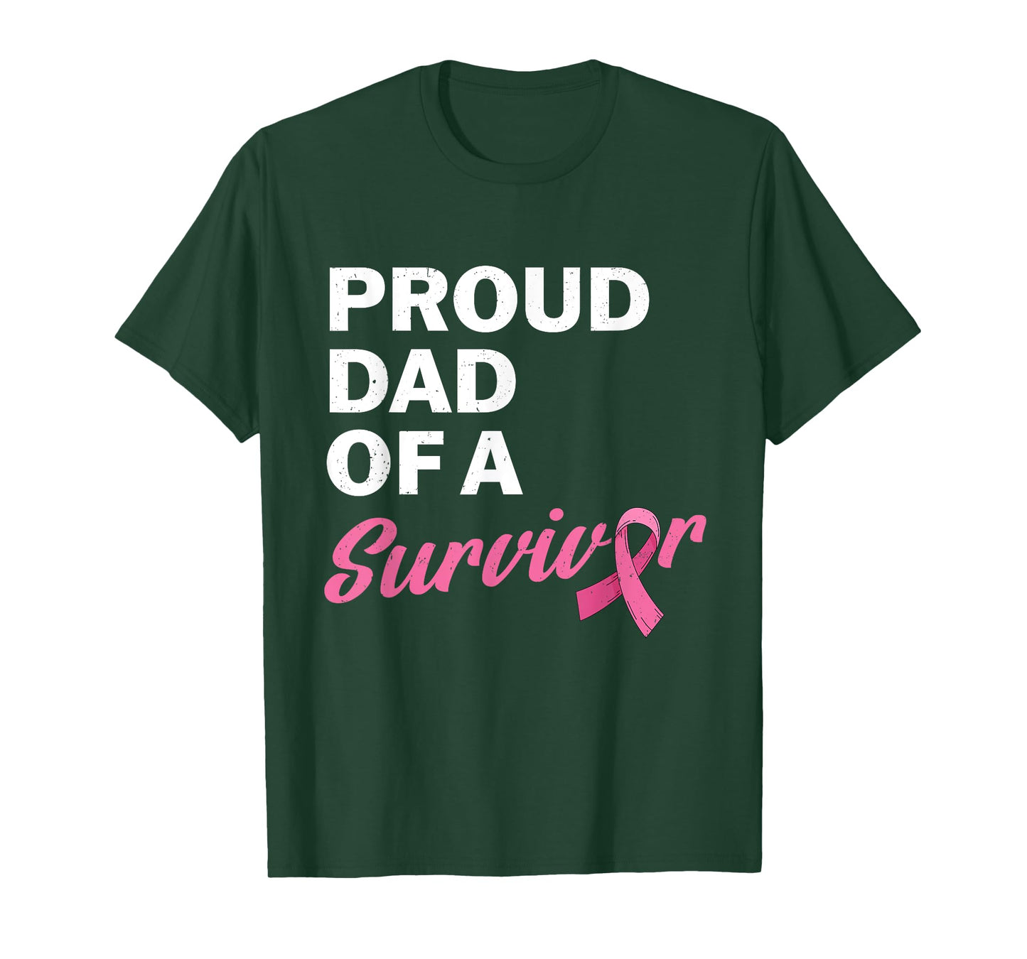 Dad Of A Survivor My Daughter Is A Breast Cancer Survivor T-Shirt