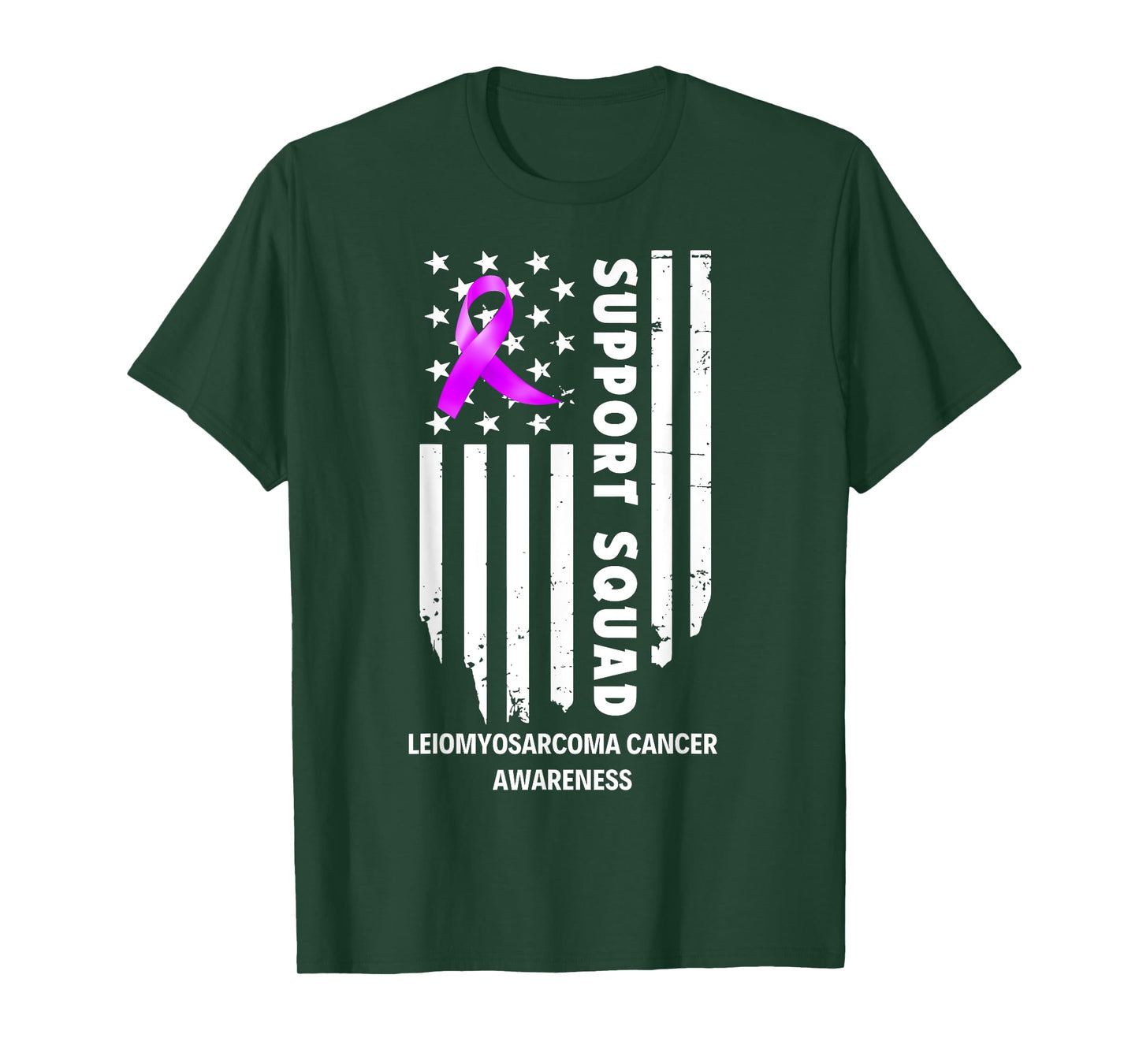 Leiomyosarcoma Cancer Awareness Support Team Squad T-Shirt