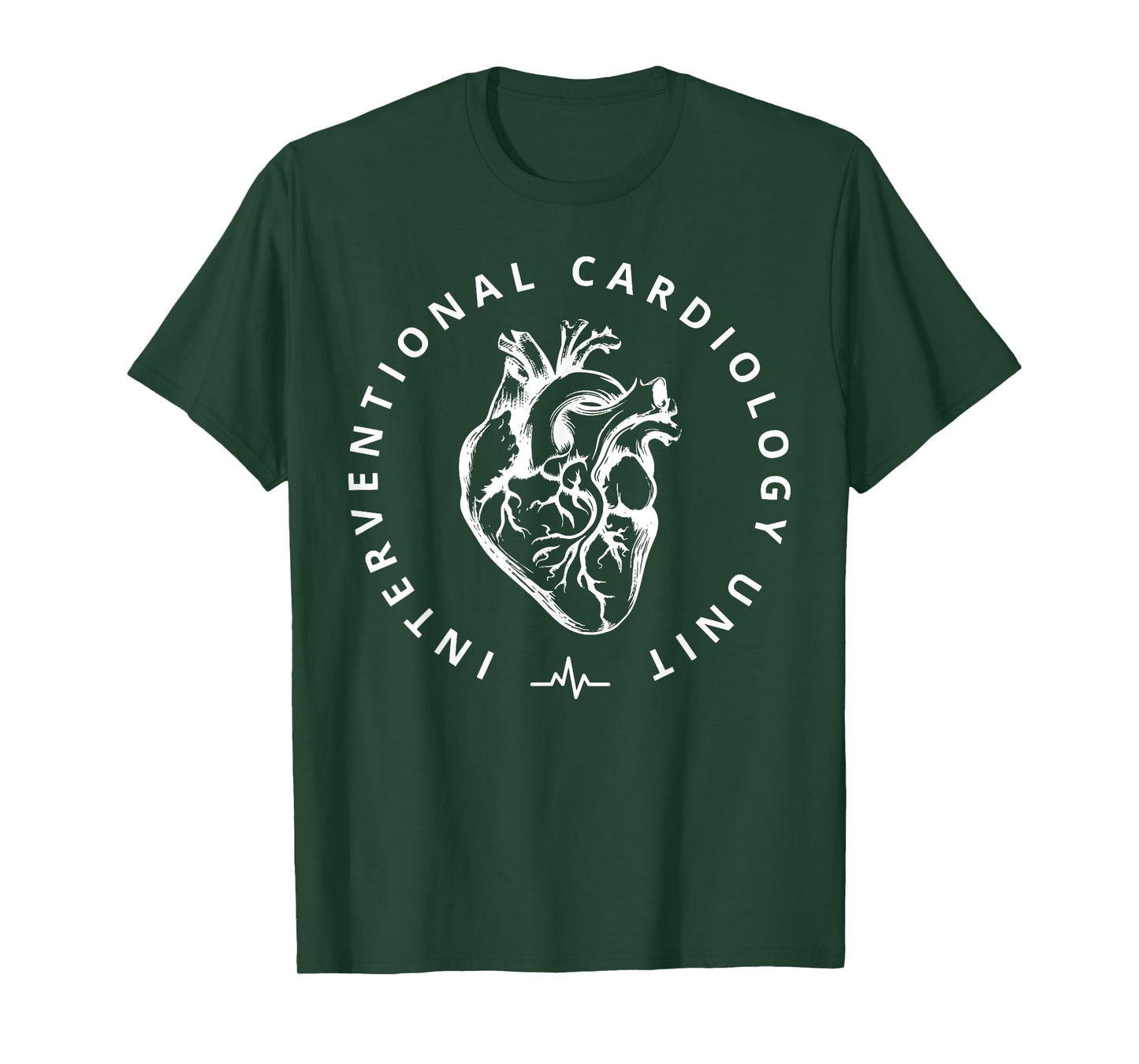 Heart Interventional Cardiology IR Technologist Cath Lab T-Shirt
