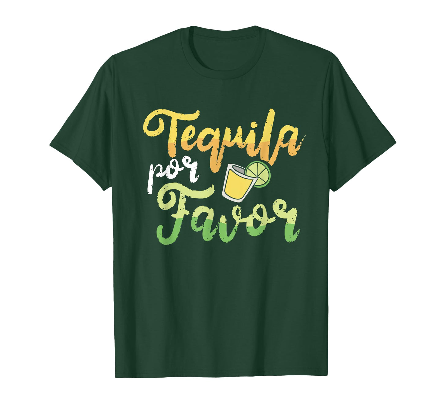 Tequila Por Favor Lime Shot Fiesta Style Mexican Party Time T-Shirt