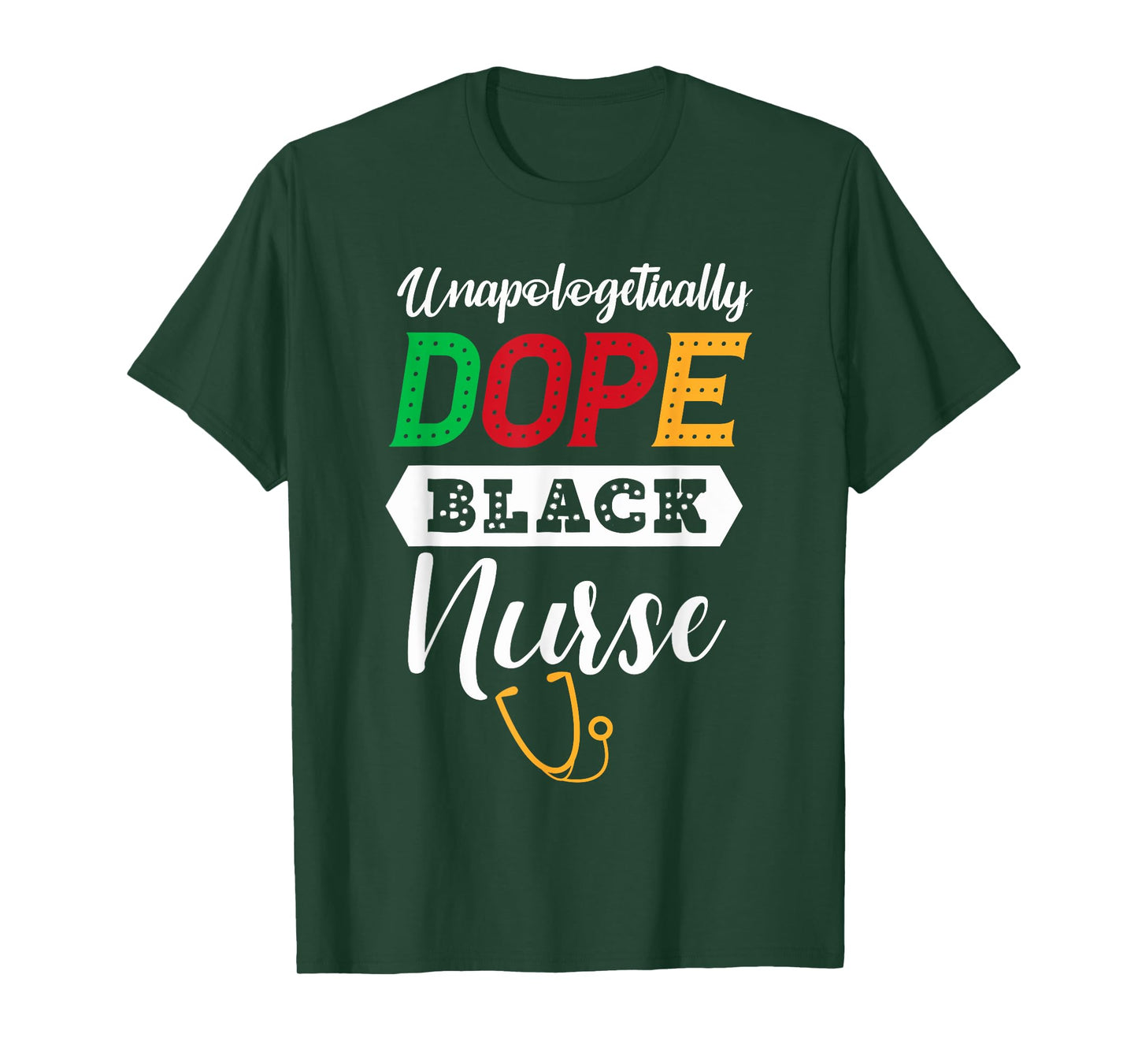 Unapologetically dope black nurse African American T-Shirt