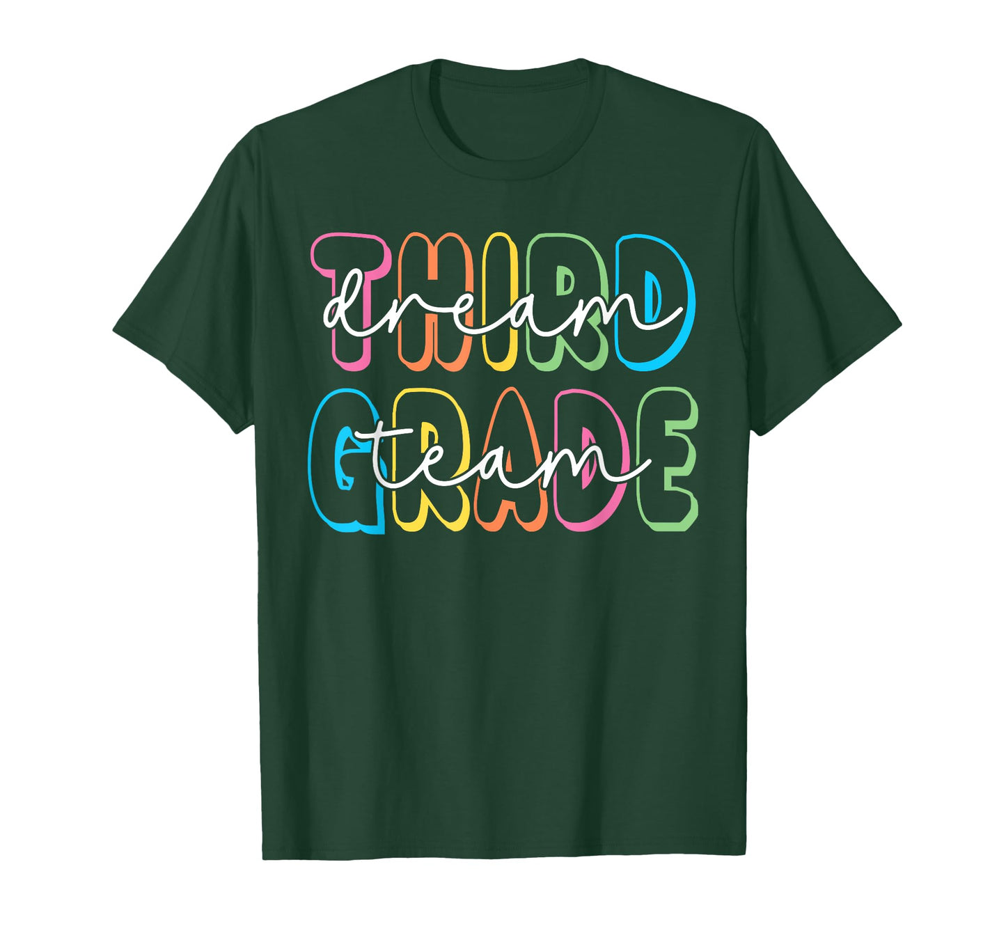Third Grade Dream Team 3rd Grade Teacher Back to School T-Shirt