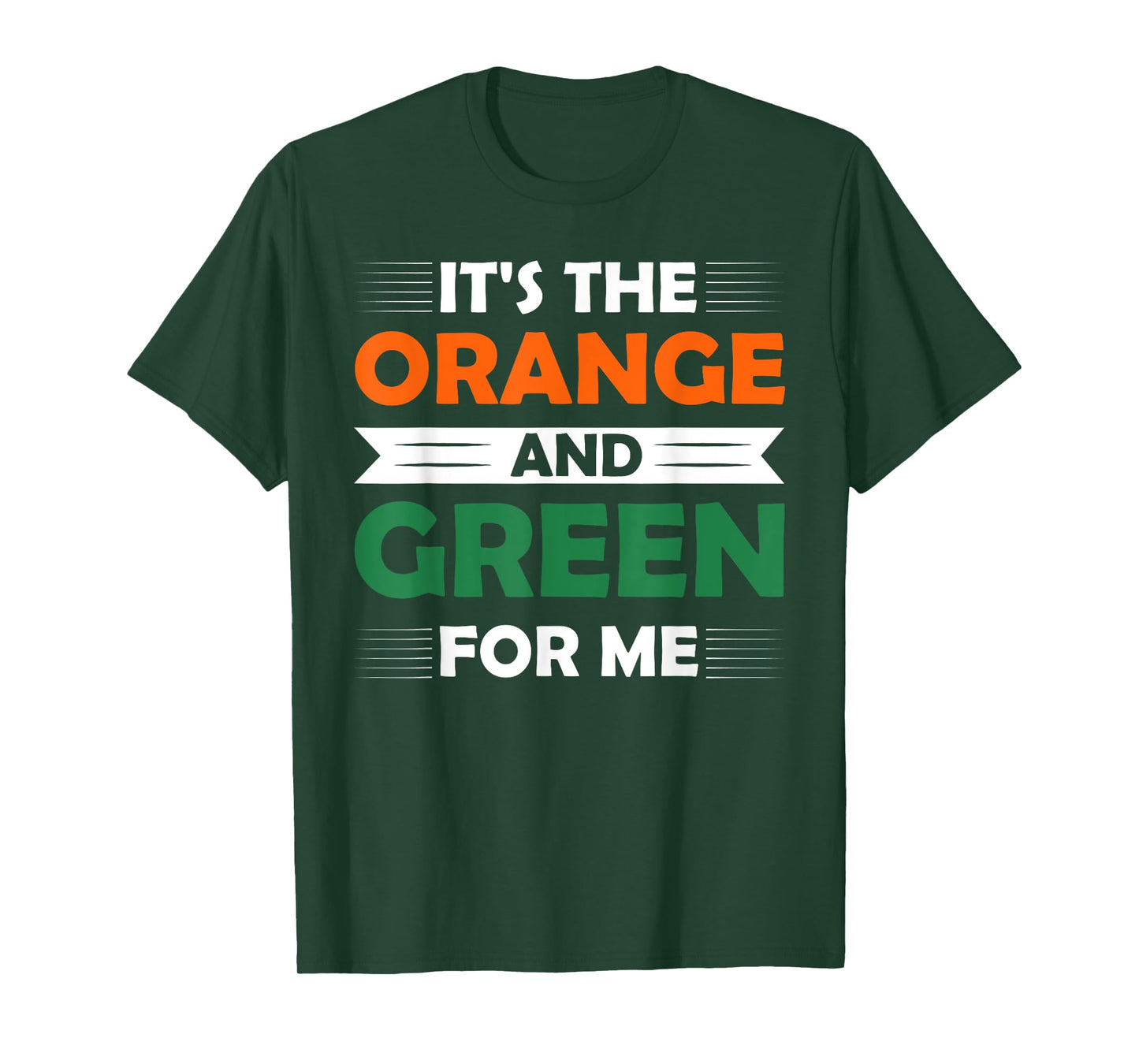 It's The Orange and Green for me Black College Humorous HBCU T-Shirt