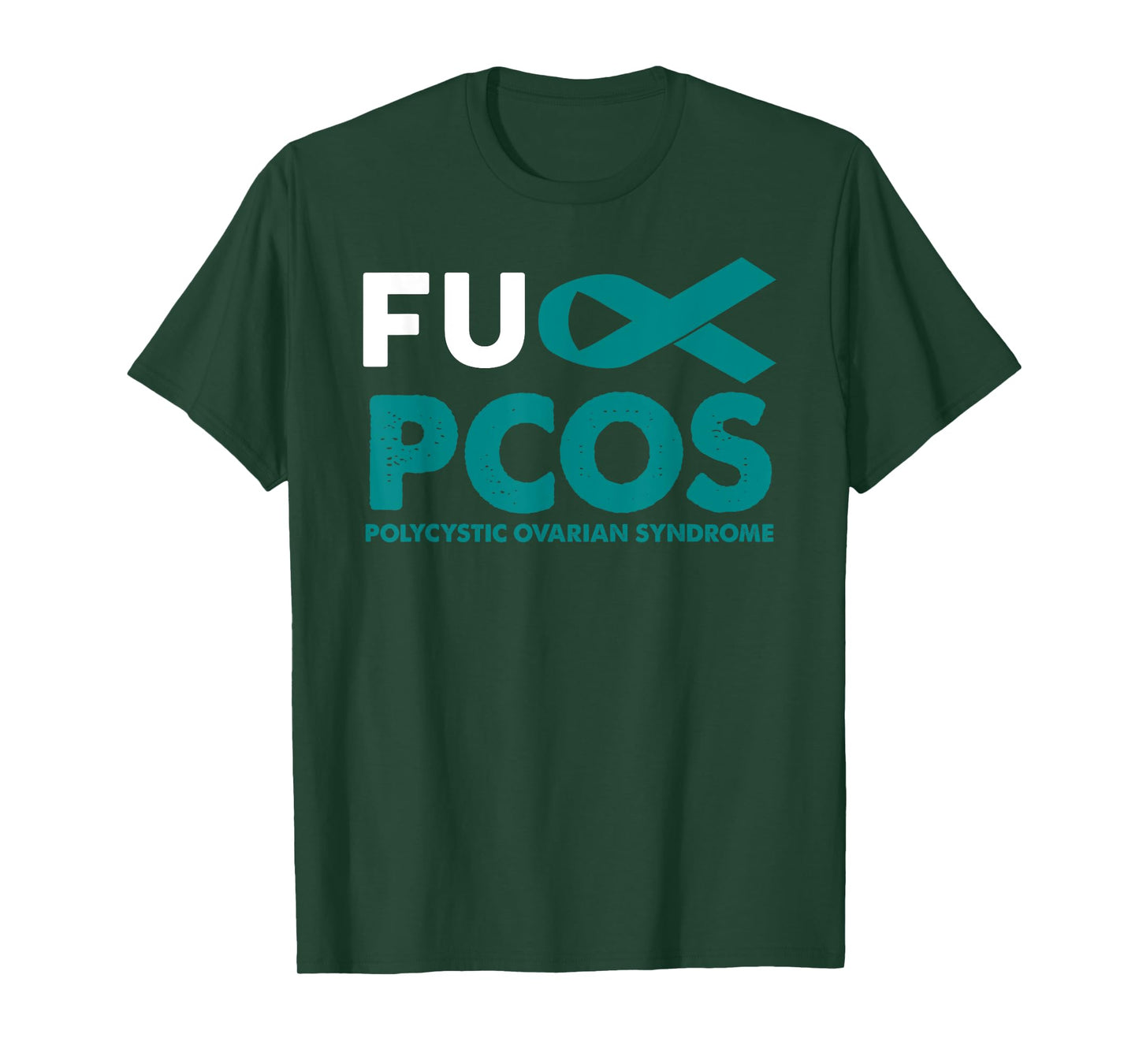 Fuck PCOS Awareness Shirt Support Survivor Gift Men Women T-Shirt