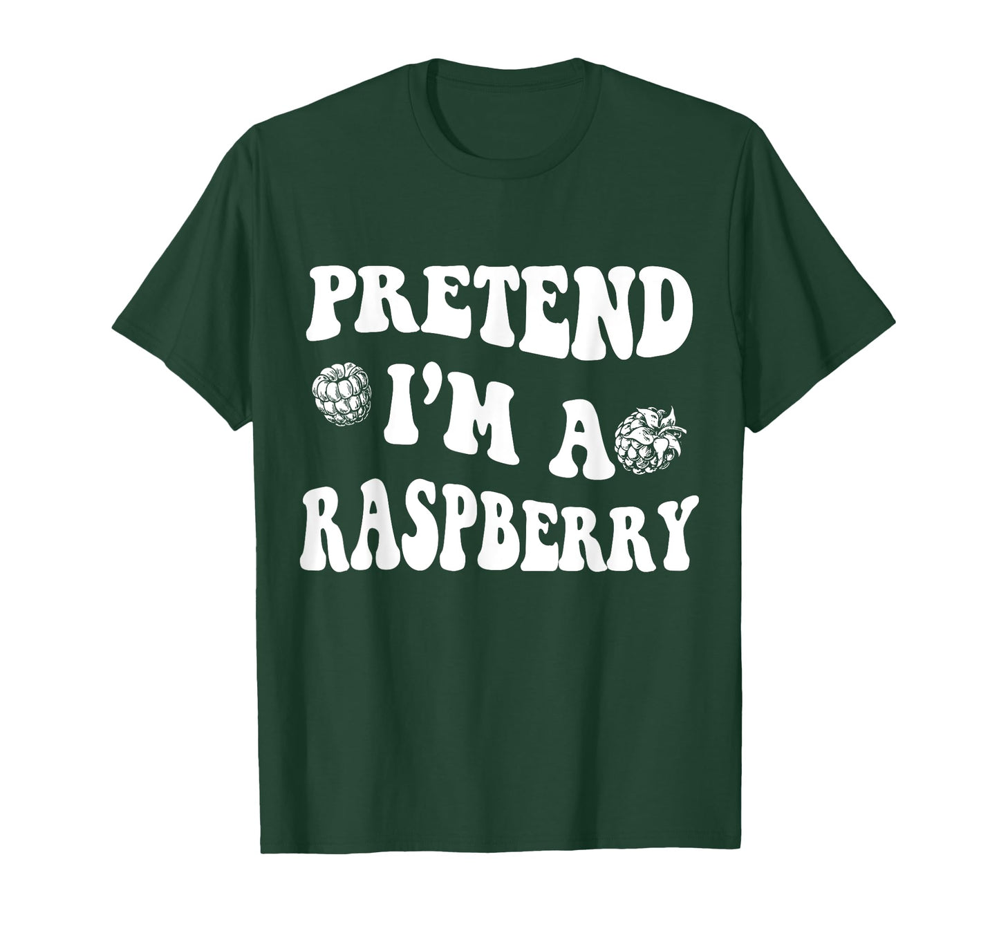 Raspberry Halloween Costume Pretend I'm a Raspberry Men Boys T-Shirt