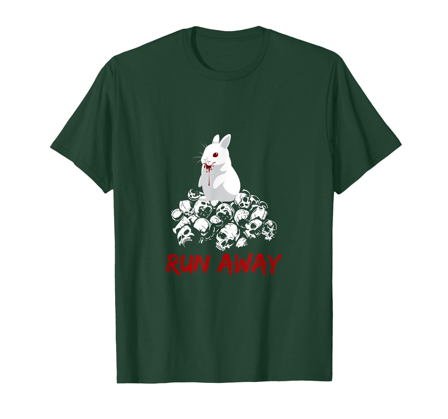Run Away Bunny Funny Unisex Design T-Shirt