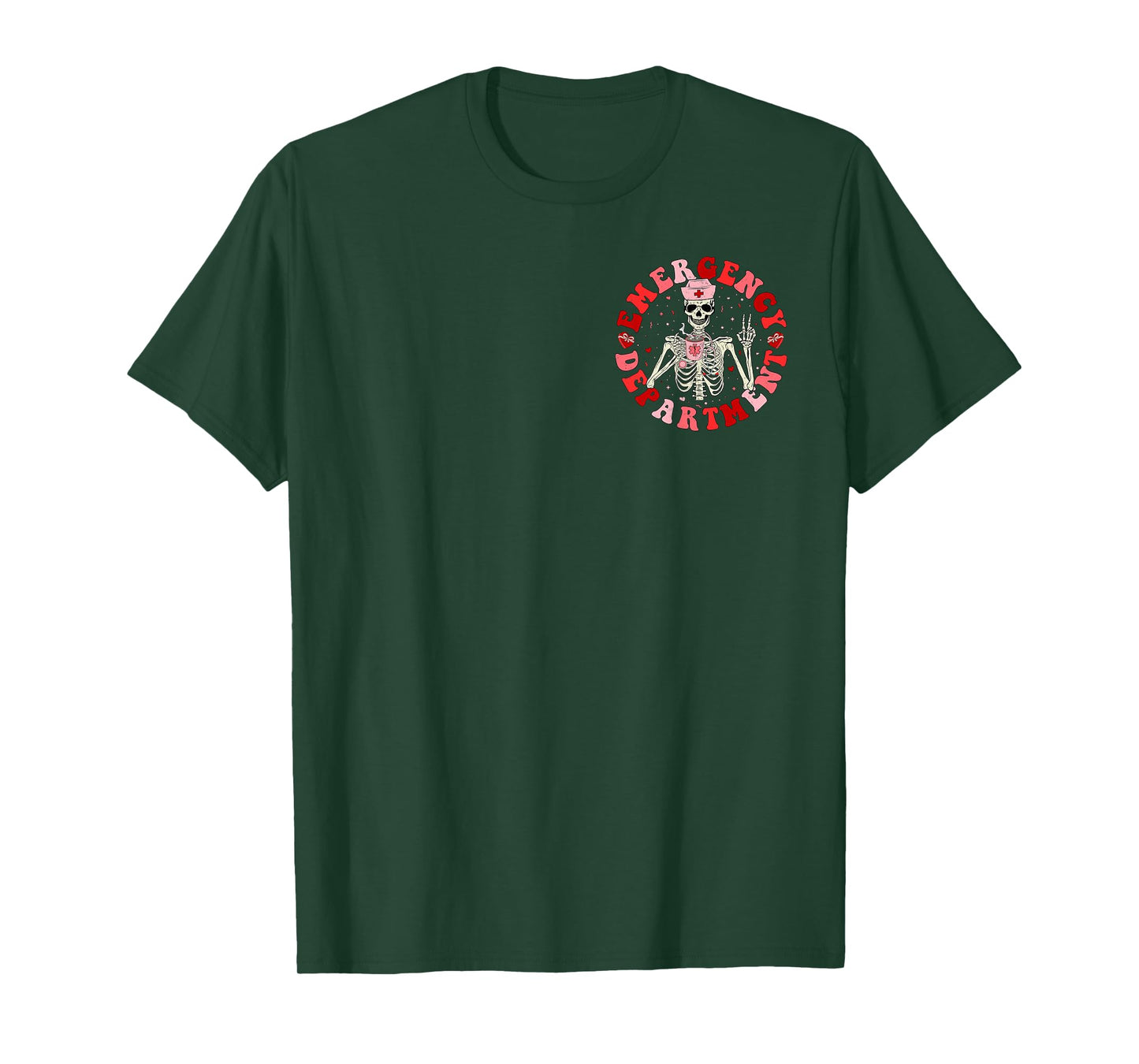 Emergency Department Valentines Skeleton ER Valentine's Day T-Shirt