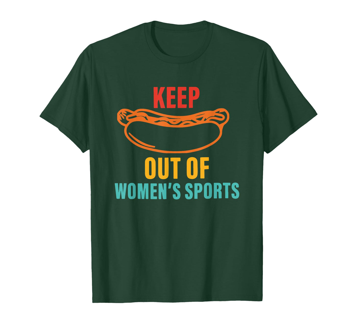 Keep Out Of Women's Sports Retro T-Shirt