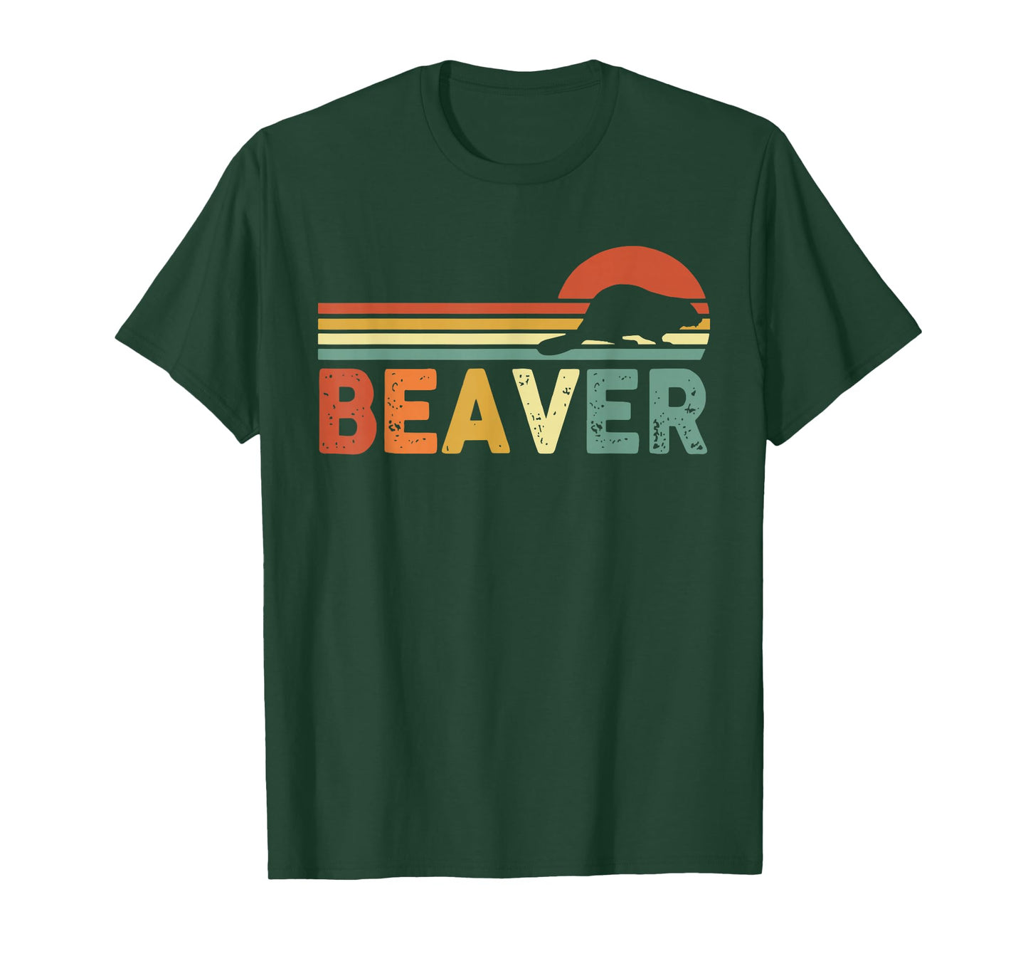 Beaver Retro Vintage 80s Style T-Shirt