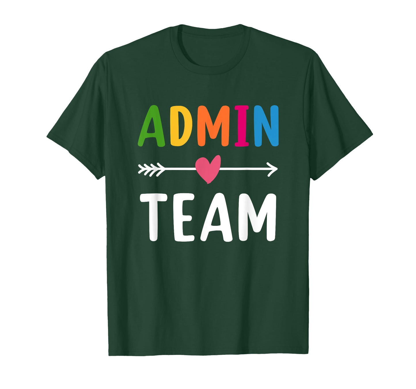 Admin Team Back to School Matching Group Squad T-Shirt