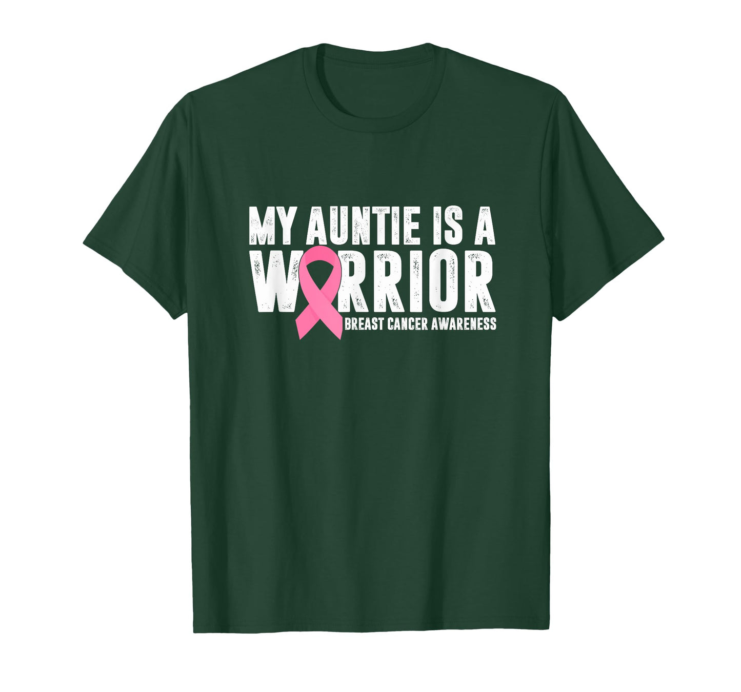 My Auntie Is A Warrior Breast Cancer Awareness Support Squad T-Shirt