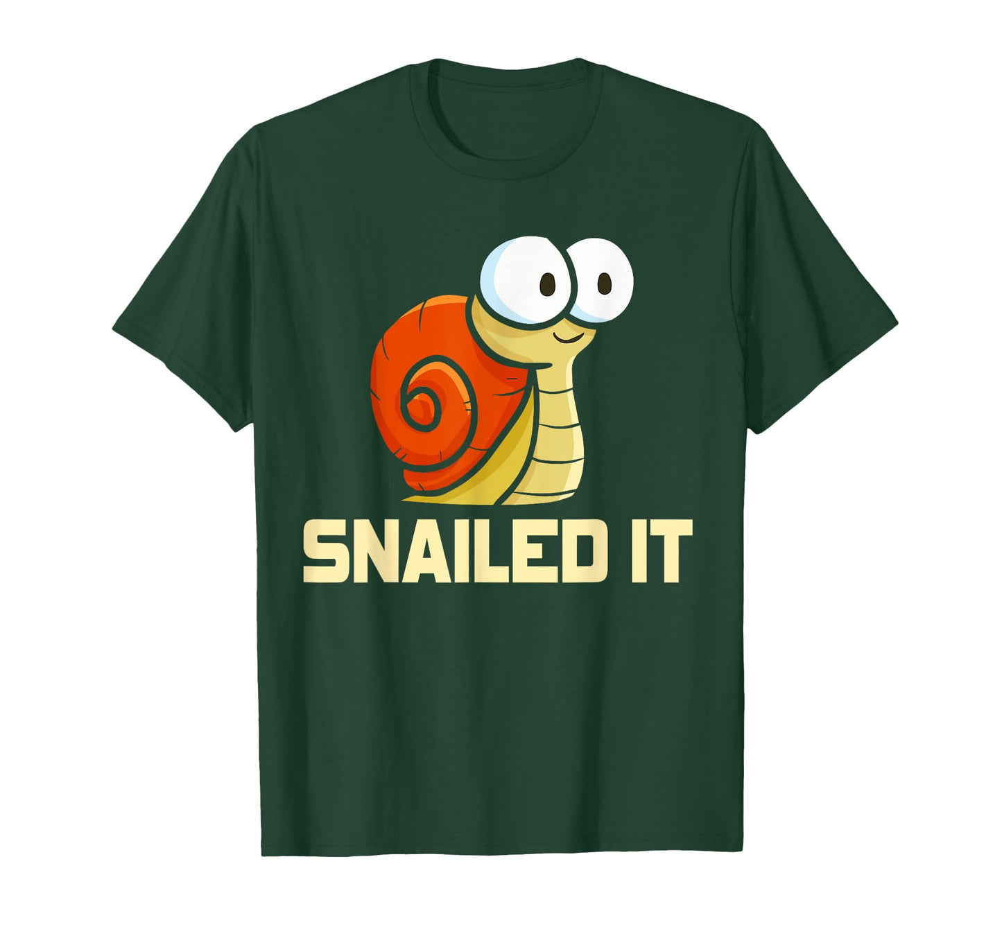 Snailed It Men Women Snails Humor Animal Funny Snail T-Shirt