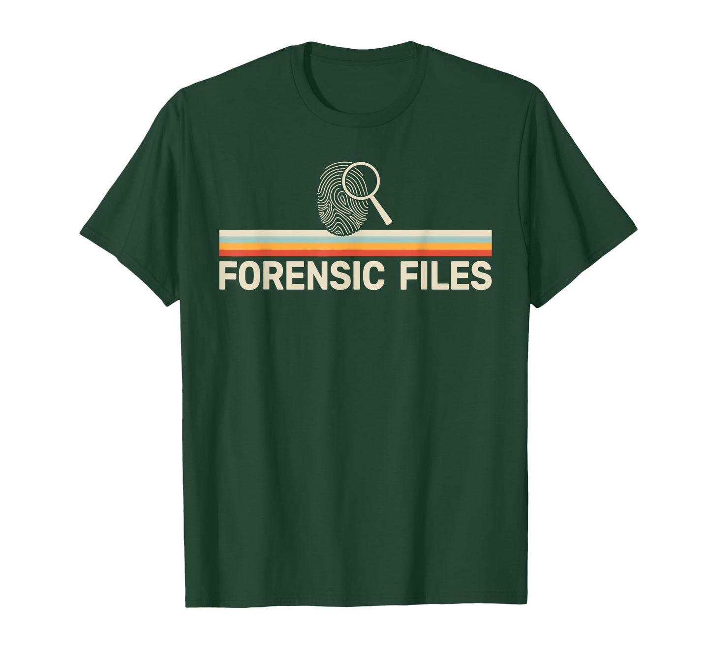 Forensics Crime Investigator retro Forensic Science T-Shirt