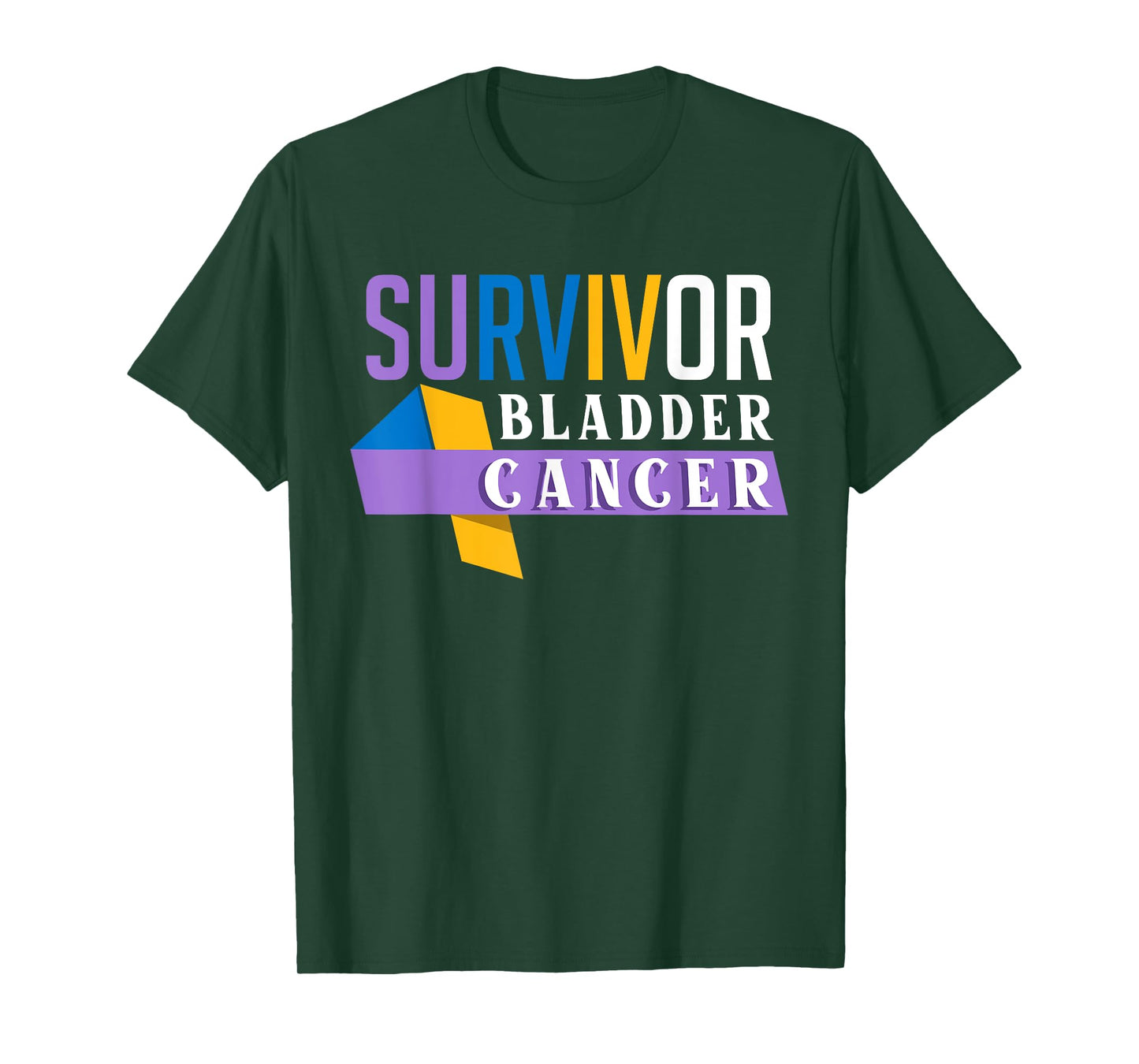 Suvivor Bladder Cancer Awareness Bladder Cancer Survivor T-Shirt
