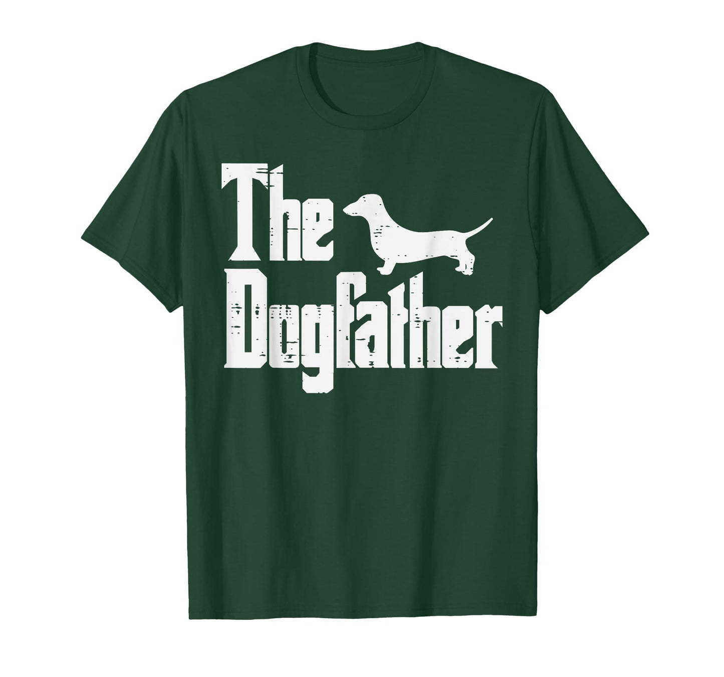 Fathers Day Dogfather Funny Fur Dad Daddy Papa Pet Dog Lover Men T-Shirt