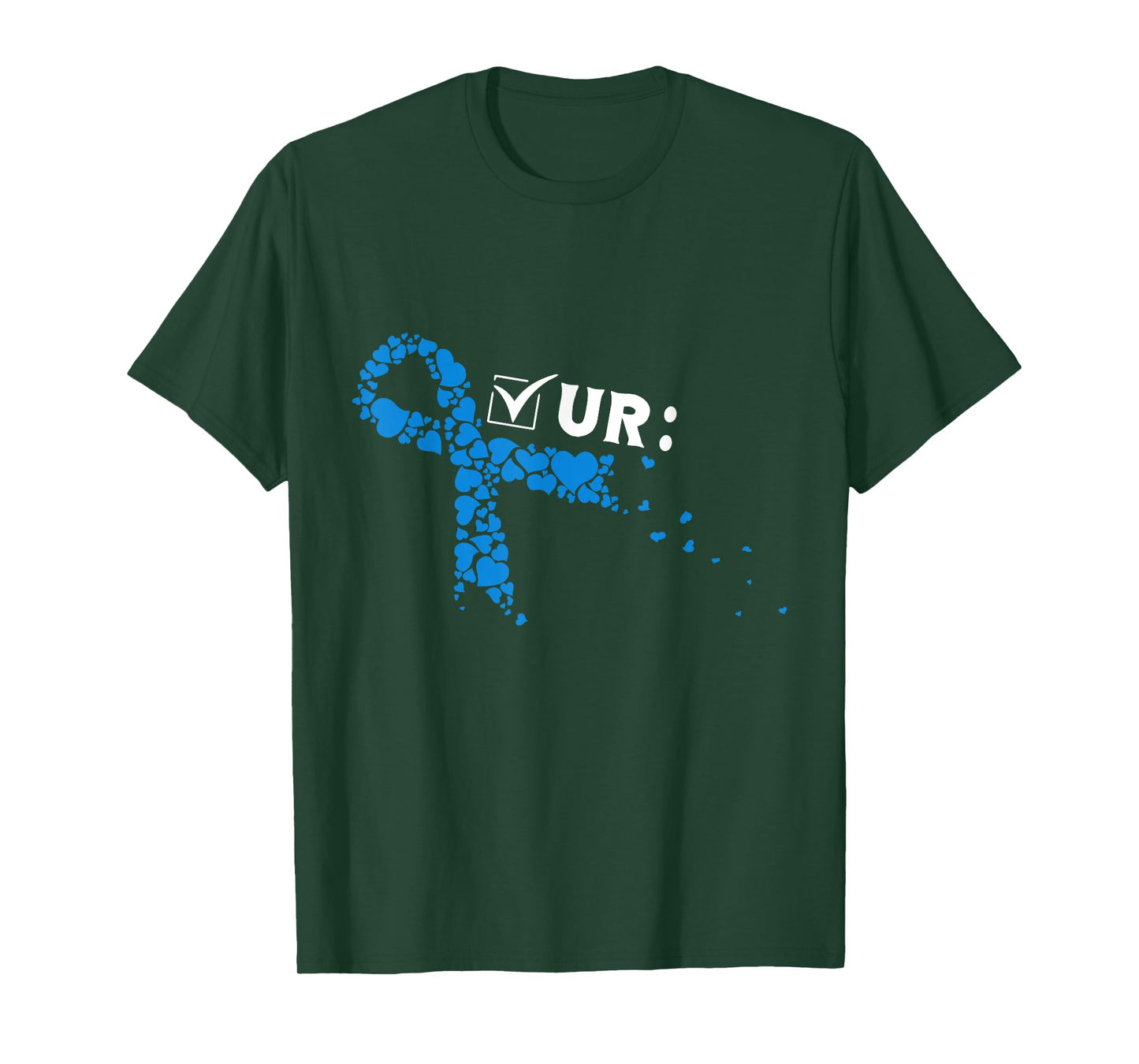 Check Your Colon Colonoscopies Colon Cancer Awareness T-Shirt