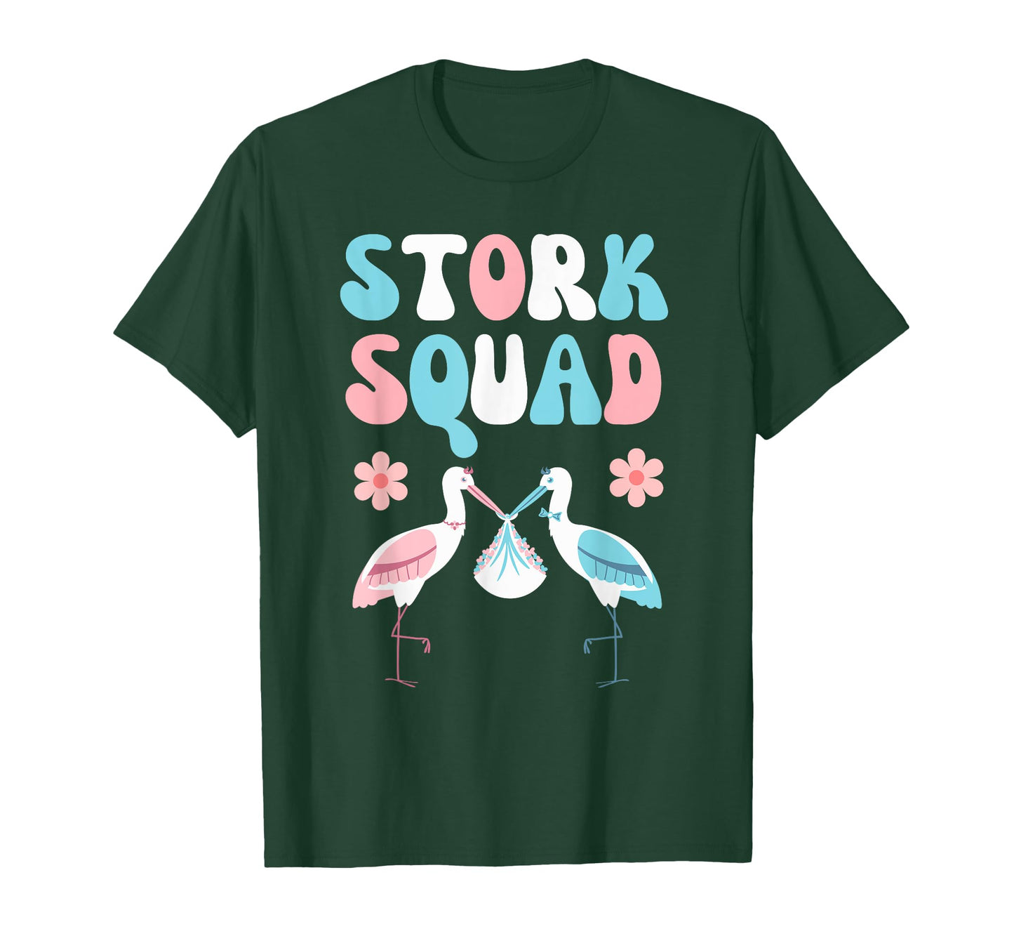 Stork Squad Matching Labor and Delivery Nurse Team T-Shirt