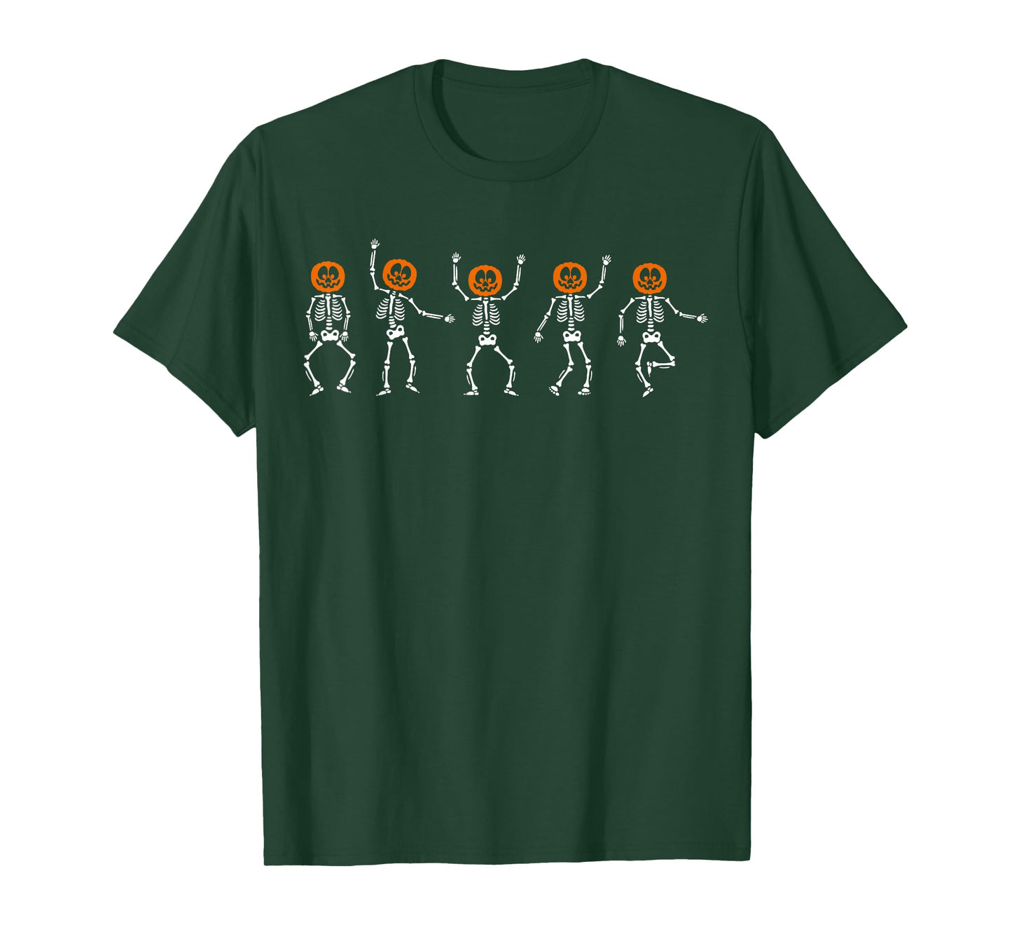 Funny Dancing Skeleton Halloween Pumpkin Skeletons T-Shirt