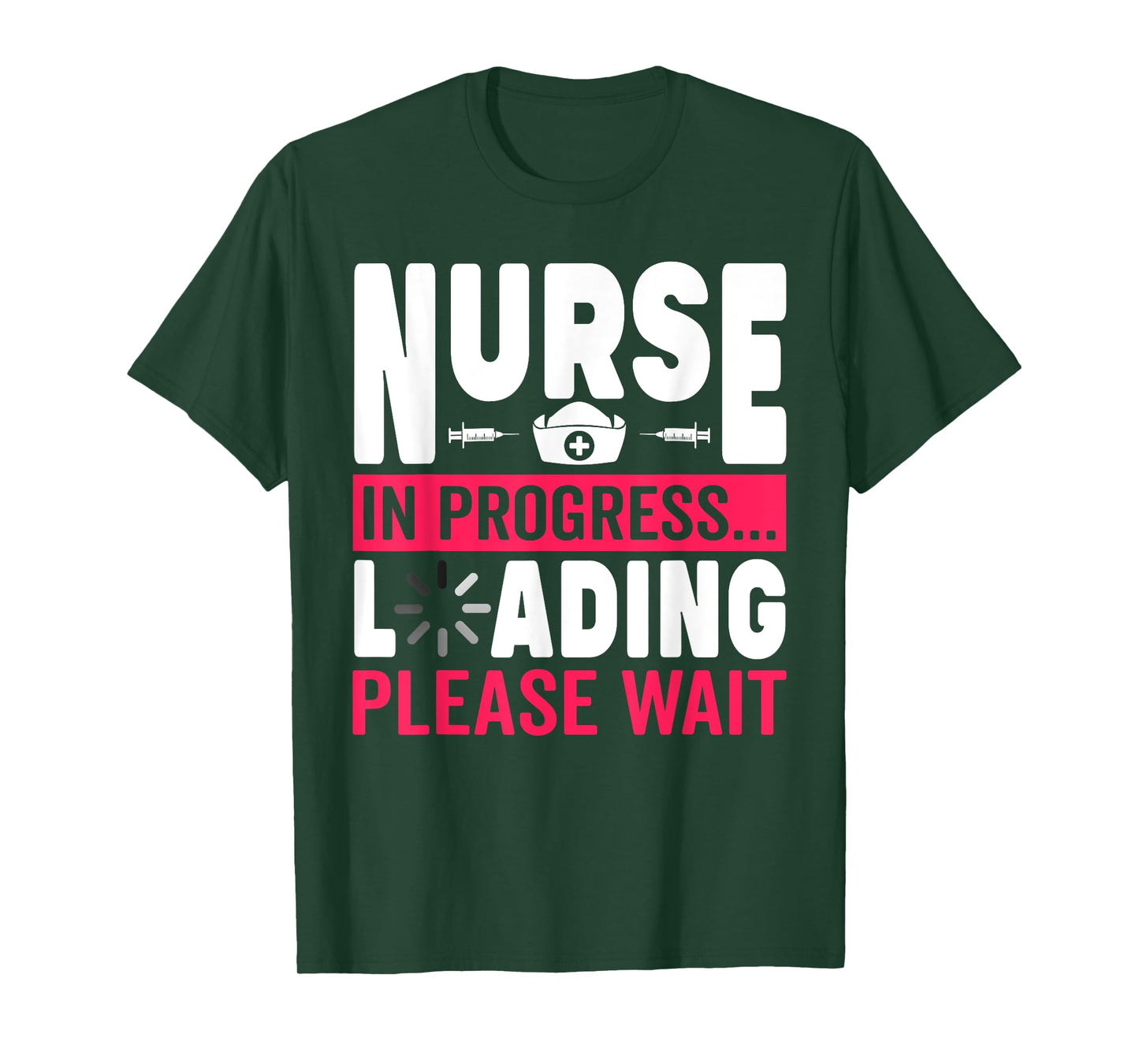 Funny Nurse In Progress Loading Please Wait RN LPN Nurse T-Shirt