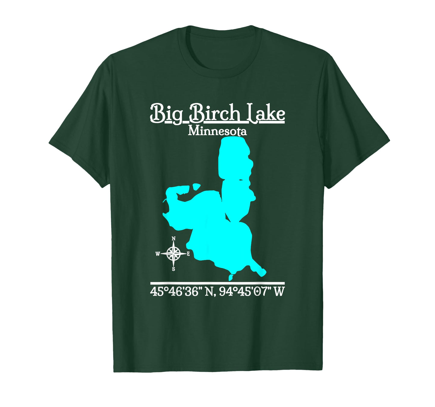 Big Birch Lake - Minnesota T-Shirt