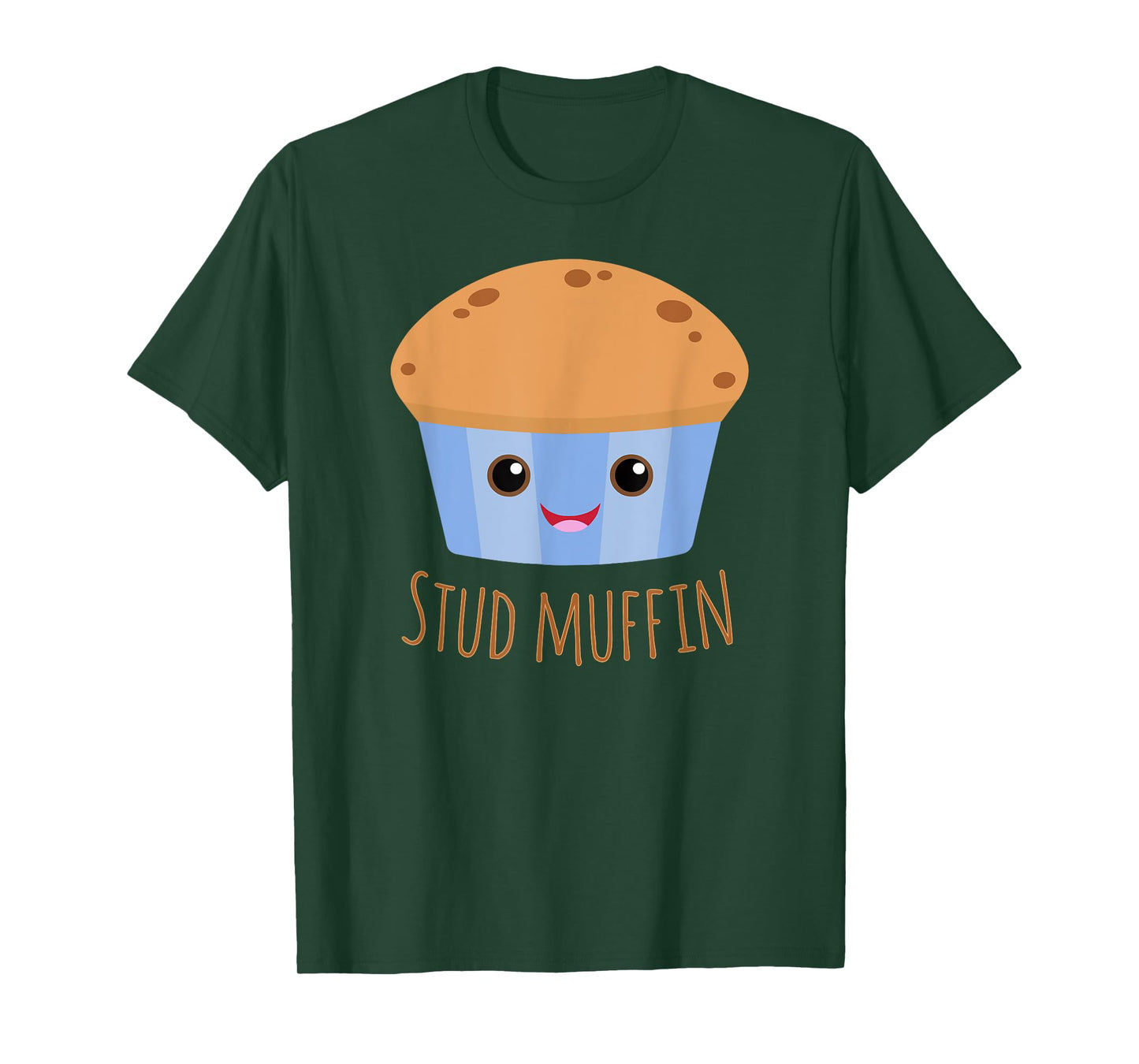 Stud Muffin T-Shirt Cute Funny Food Pun Tee T-Shirt