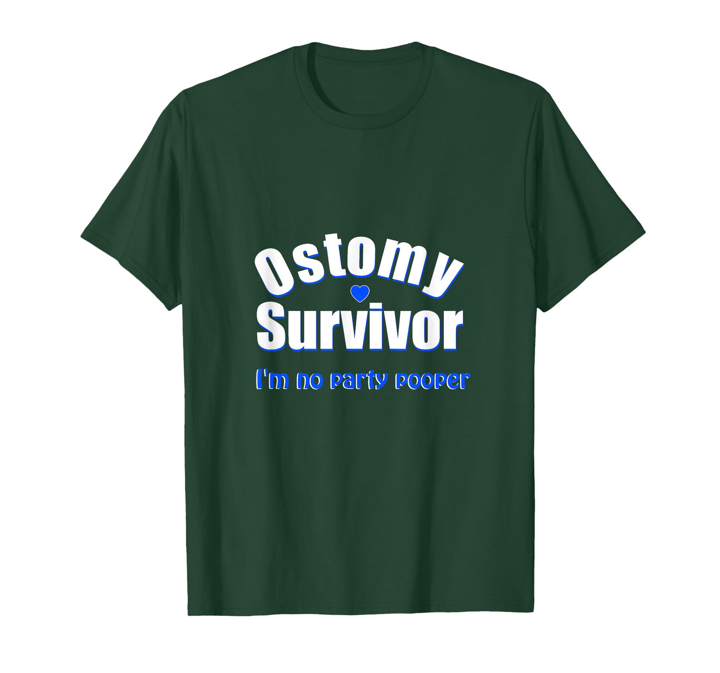 Ostomy Survivor Funny | I'm No Party Pooper Stoma Bag T-Shirt