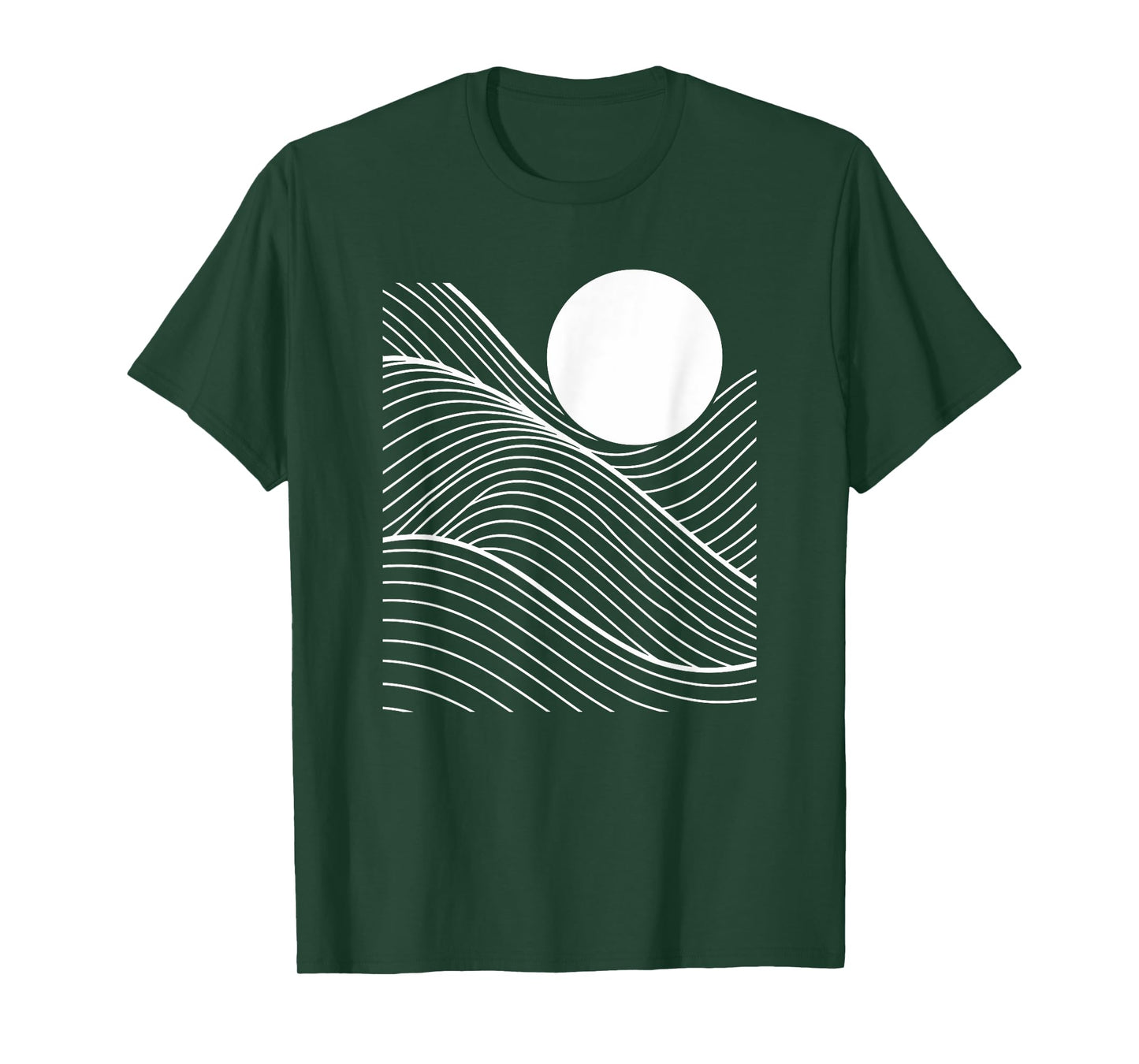 Abstract Line Art Geometric Pattern Mosaic T-Shirt