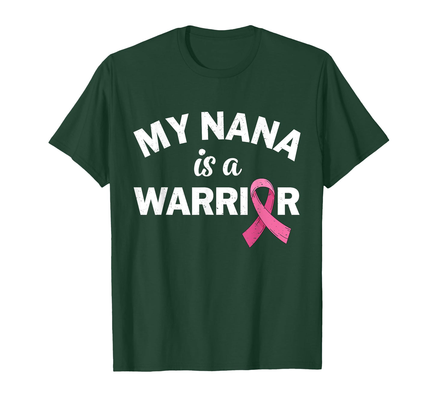 Grandkids Of A Warrior My Nana Is A Breast Cancer Warrior T-Shirt