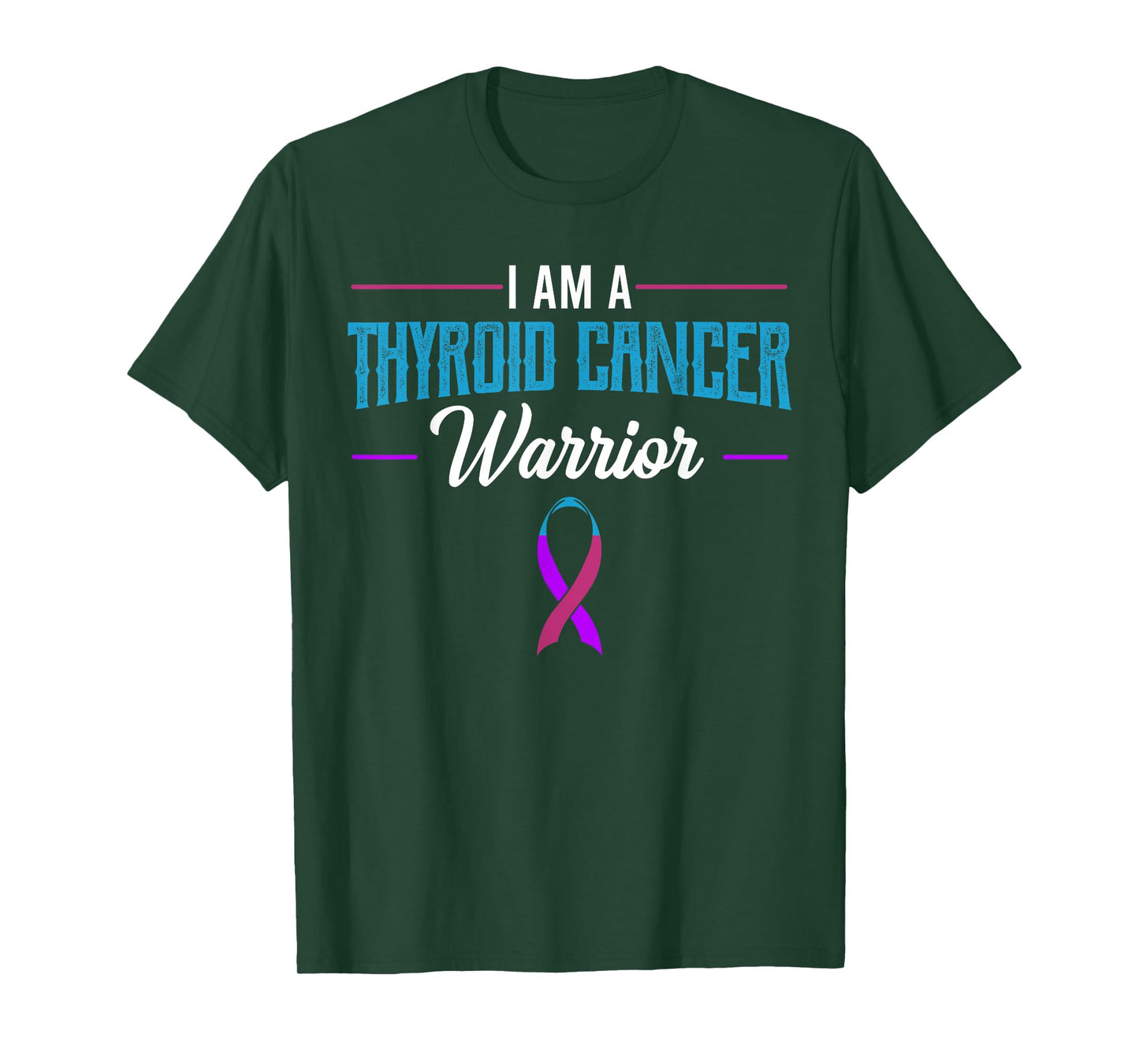 I Am A Thyroid Cancer Warrior Awareness Endocrinologist Gift T-Shirt