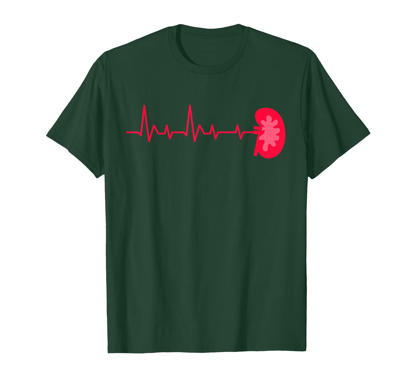 Kidney Donor - EKG Heartbeat Kidney Disease Awareness T-Shirt