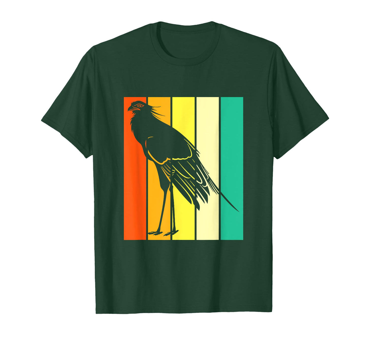Sagittarius Serpentarius Vintage Secretary Bird T-Shirt