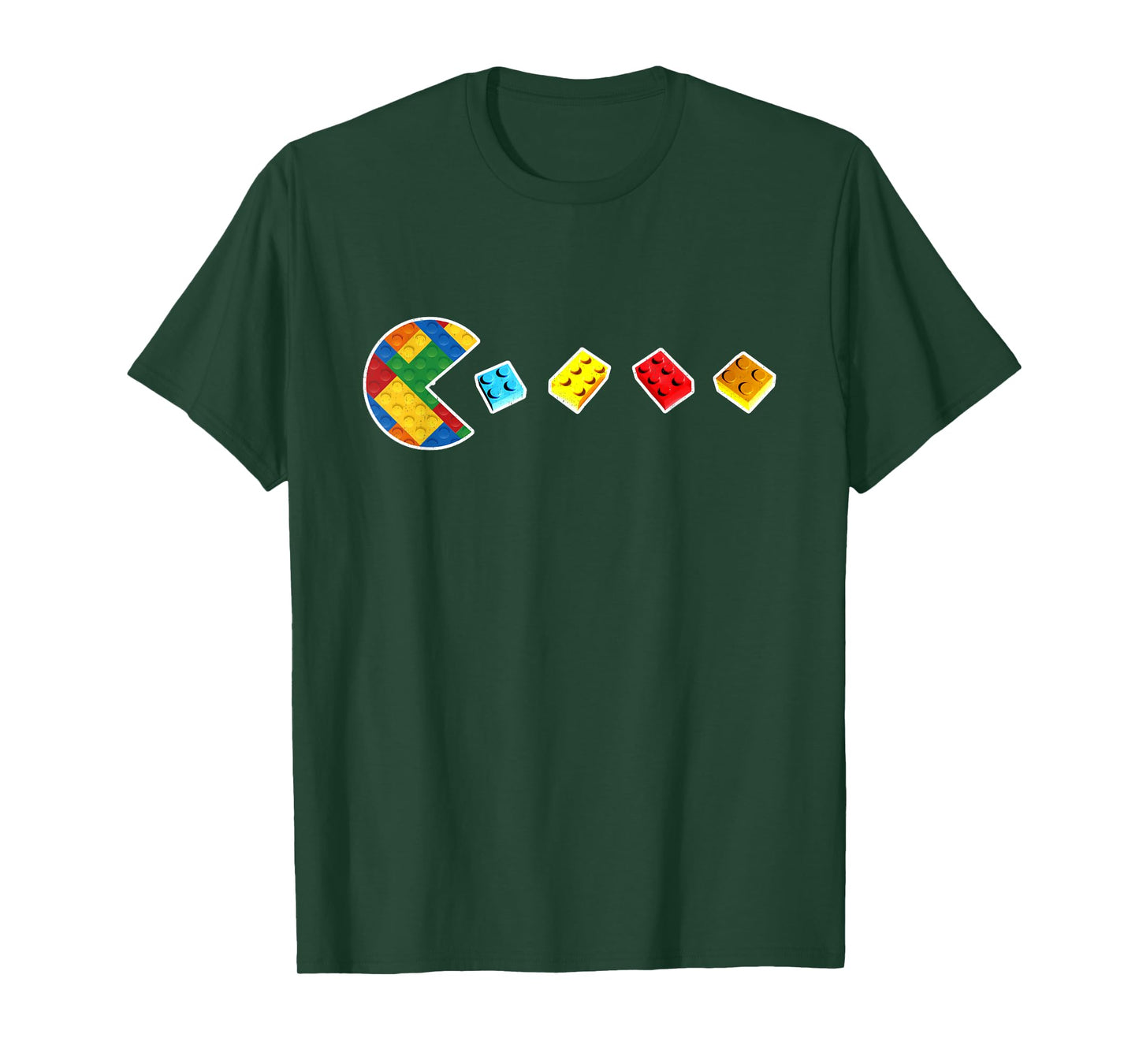 Funny Building Blocks Gamer Master Builder Brick Lover Kids T-Shirt