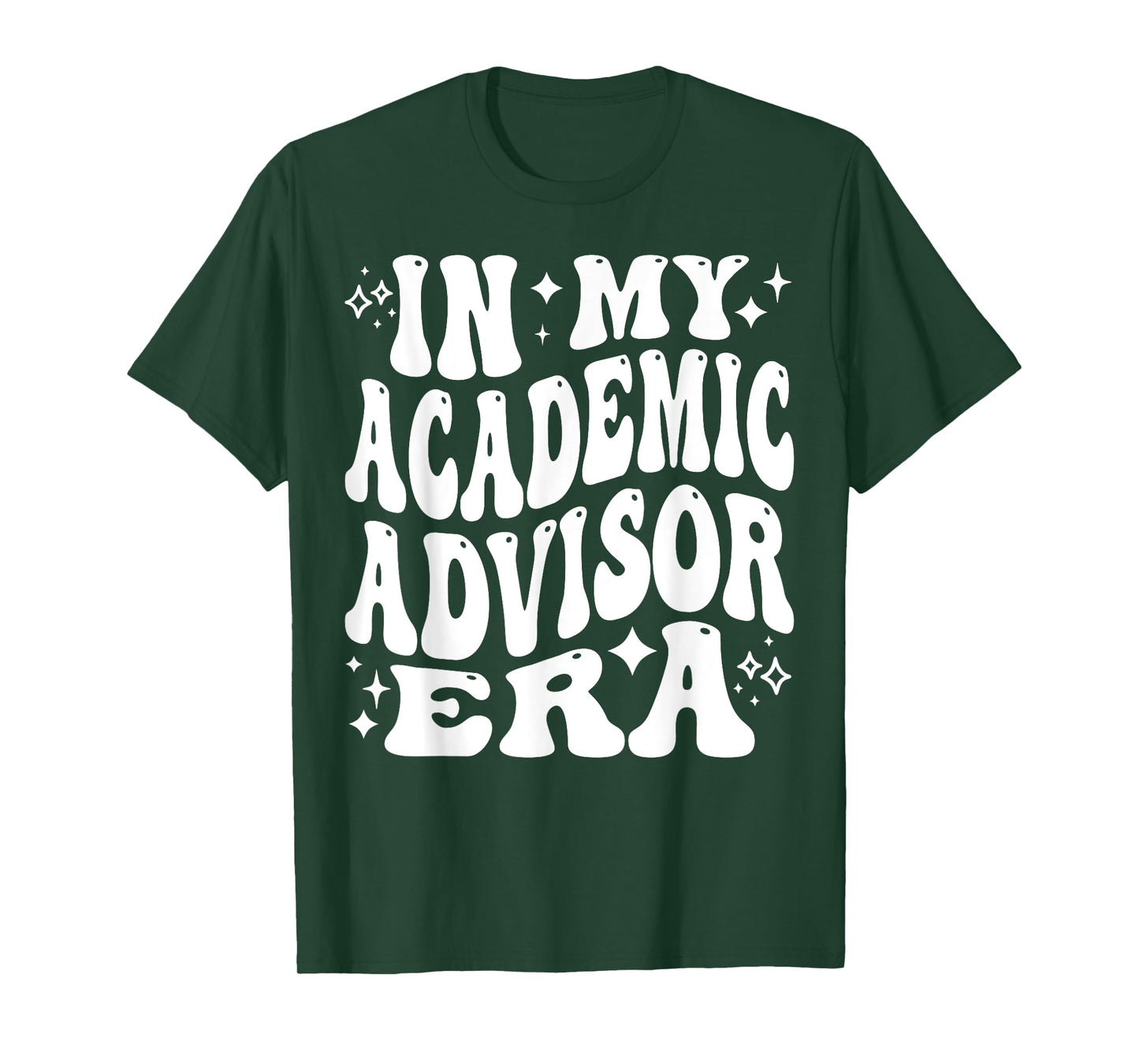 Addictive Designs School Merch In My Academic Advisor Era, College Student Advisor T-Shirt, Small, Black