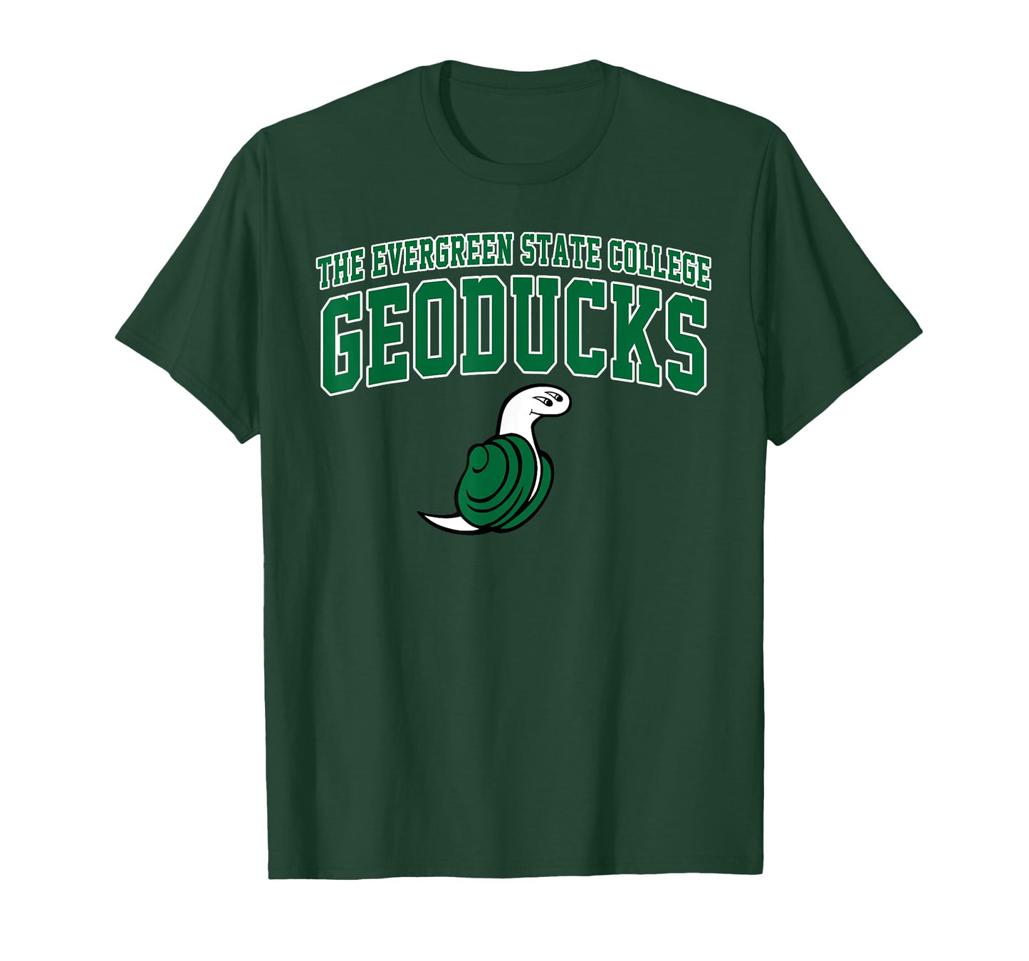 Evergreen State College Geoducks Arch Vintage Sports Design T-Shirt