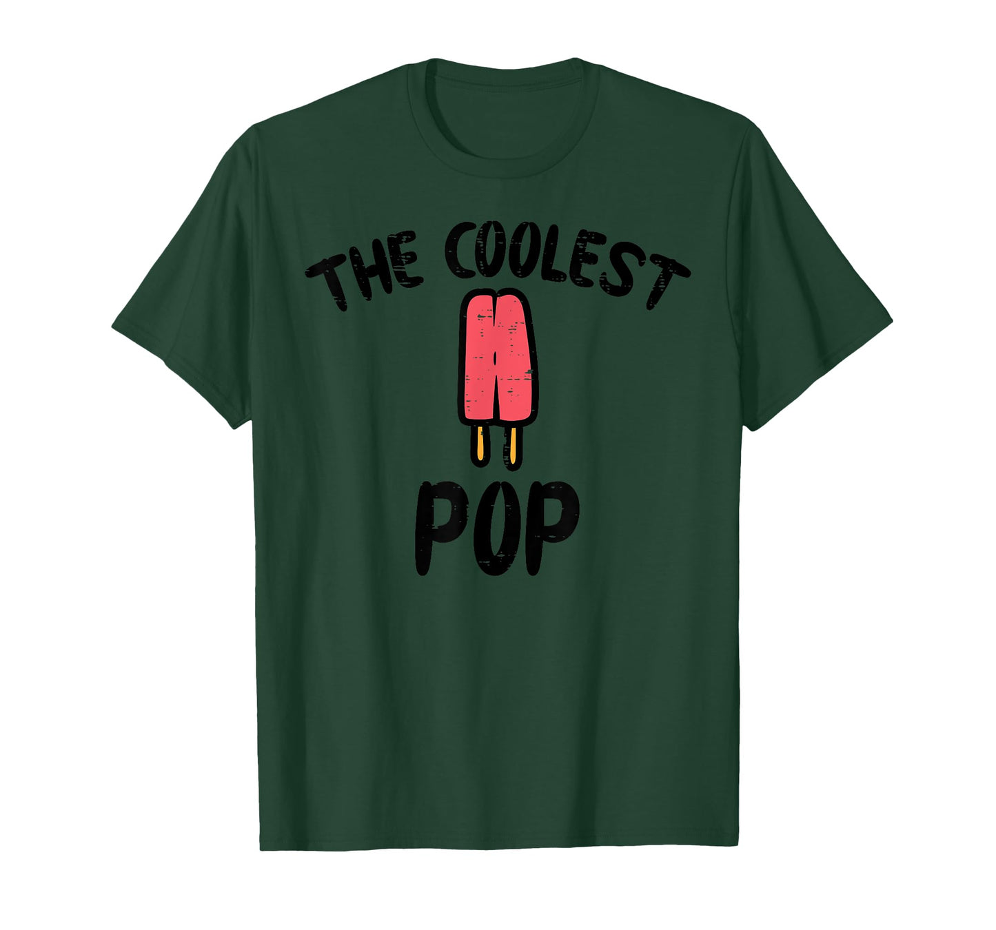 Fathers Day The Coolest Pop Popsicle Ice Cream Grandpa Dad T-Shirt for Men