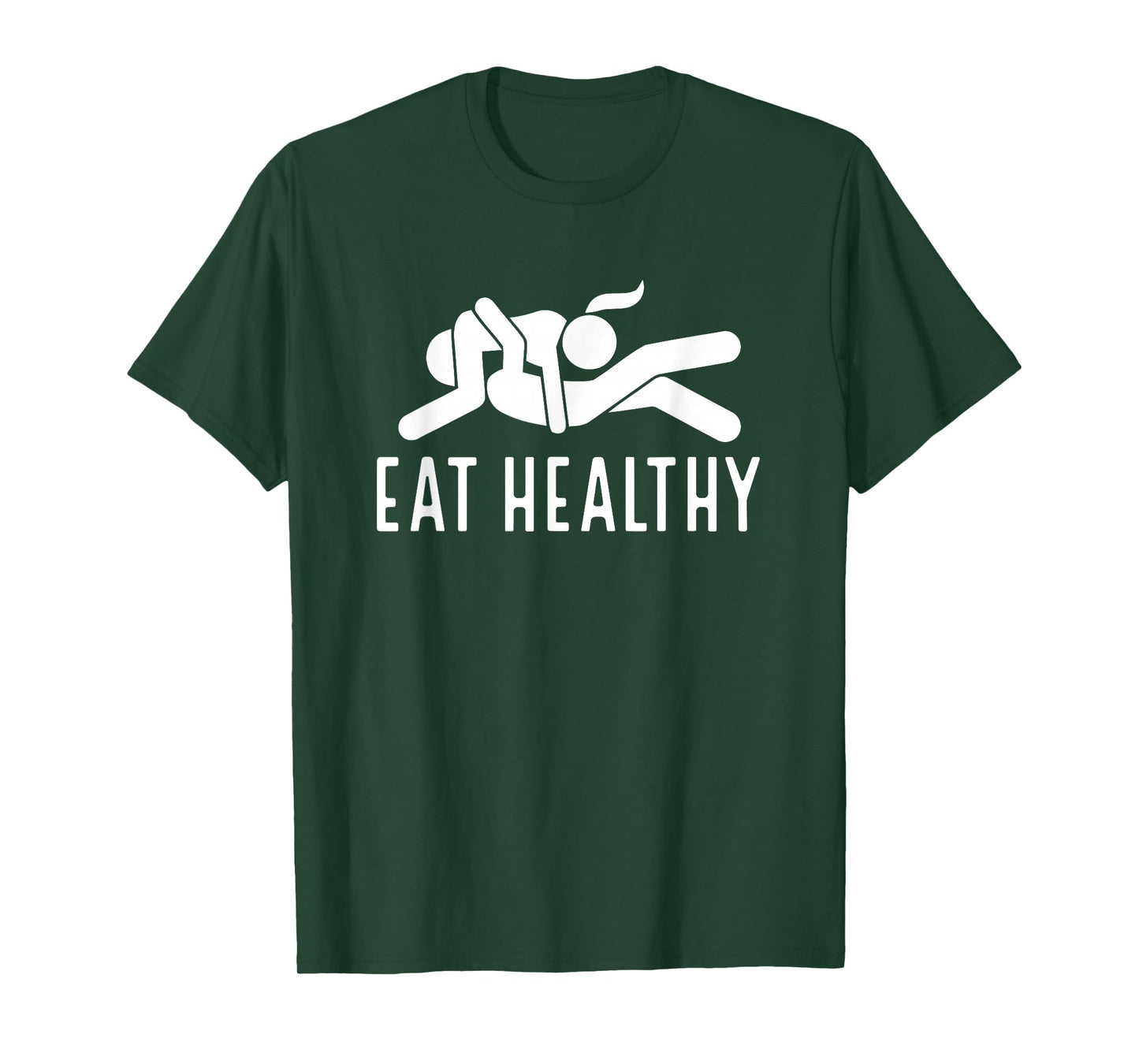 Couple Valentines Day Funny Joke Eat Healthy T-Shirt
