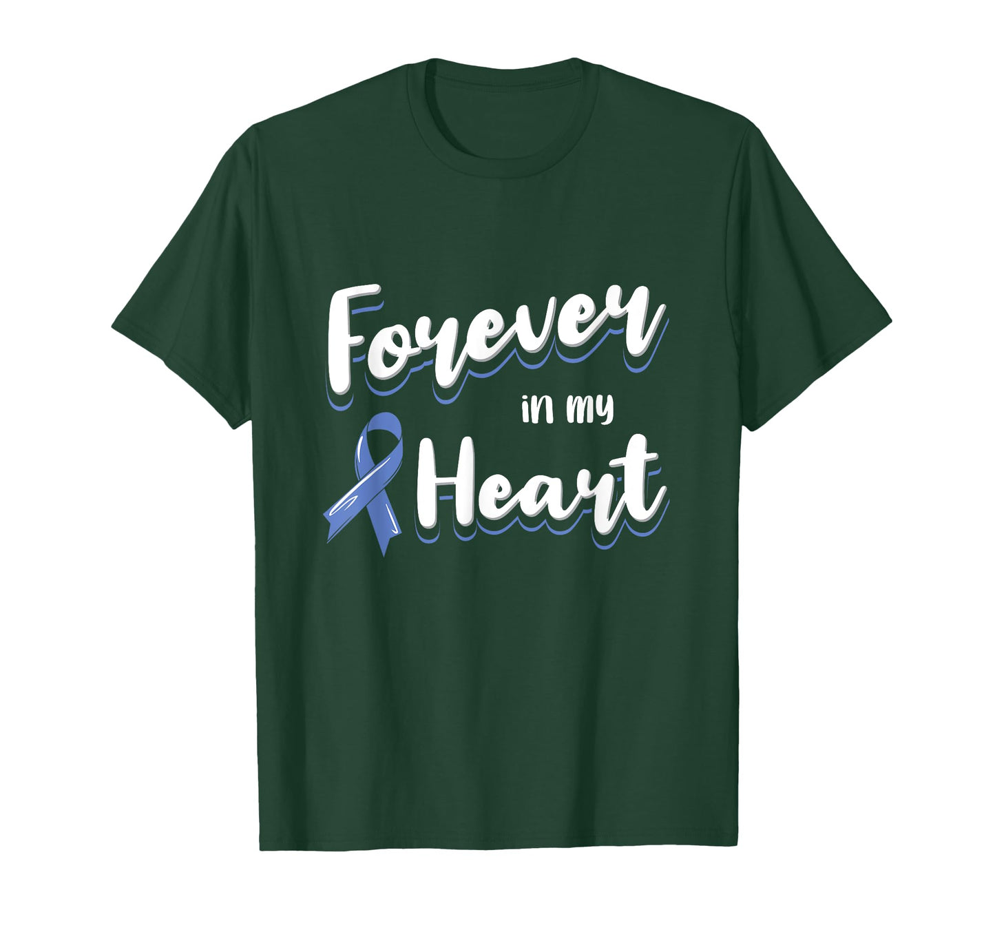 Esophageal Cancer Awareness Ribbon Loss Loving Remembrance T-Shirt