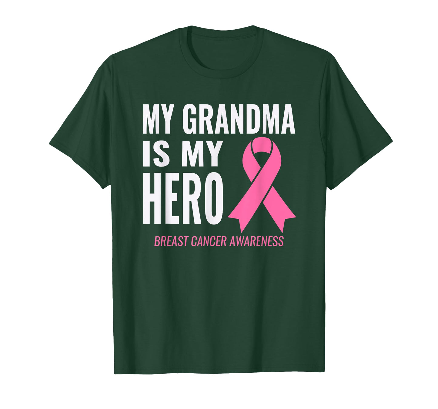 My Grandma is my Hero Shirt - Breast Cancer Support T-Shirt