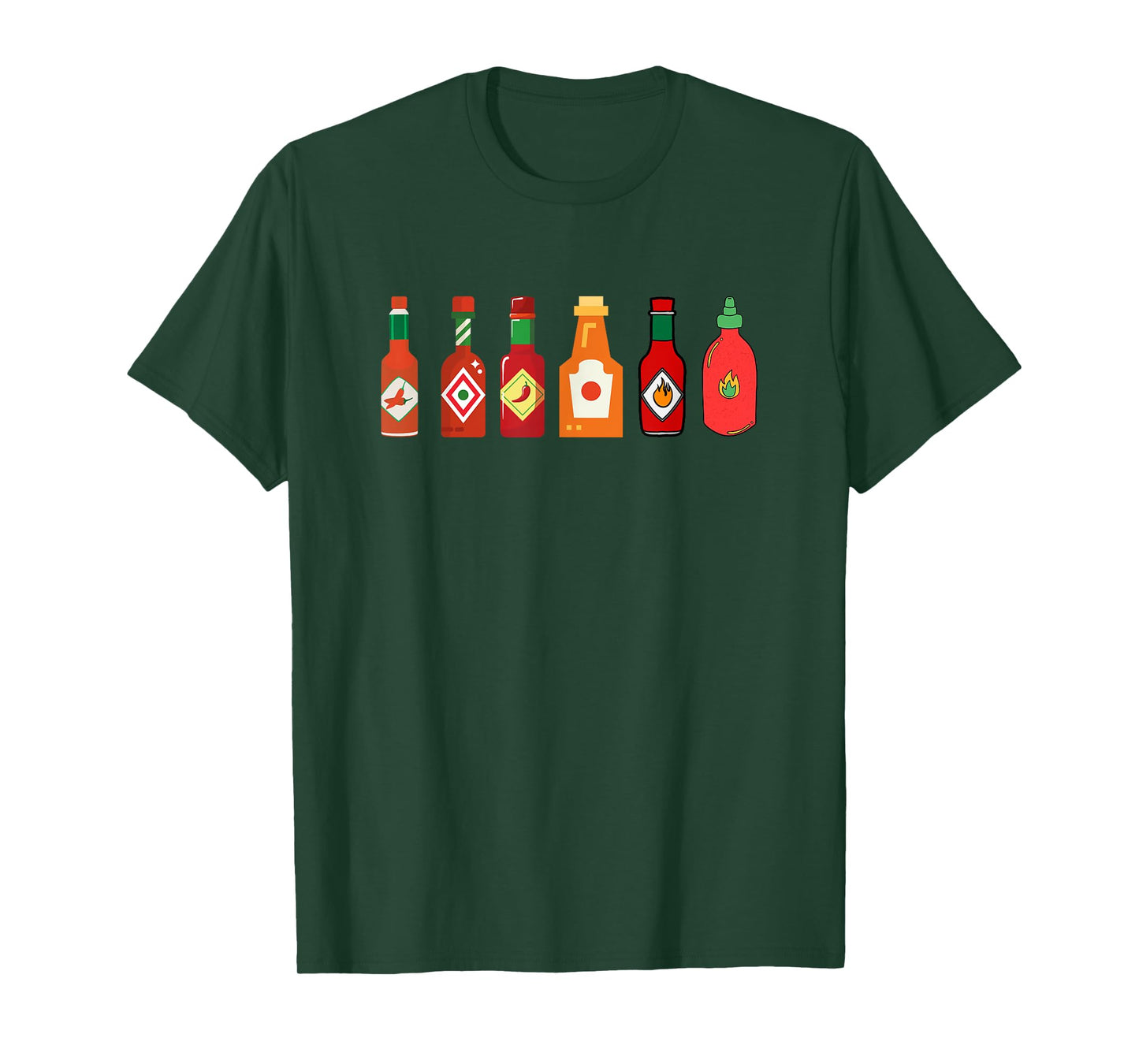 Spicy Sauce Foodie Spicy Hot Mexican Food T-Shirt